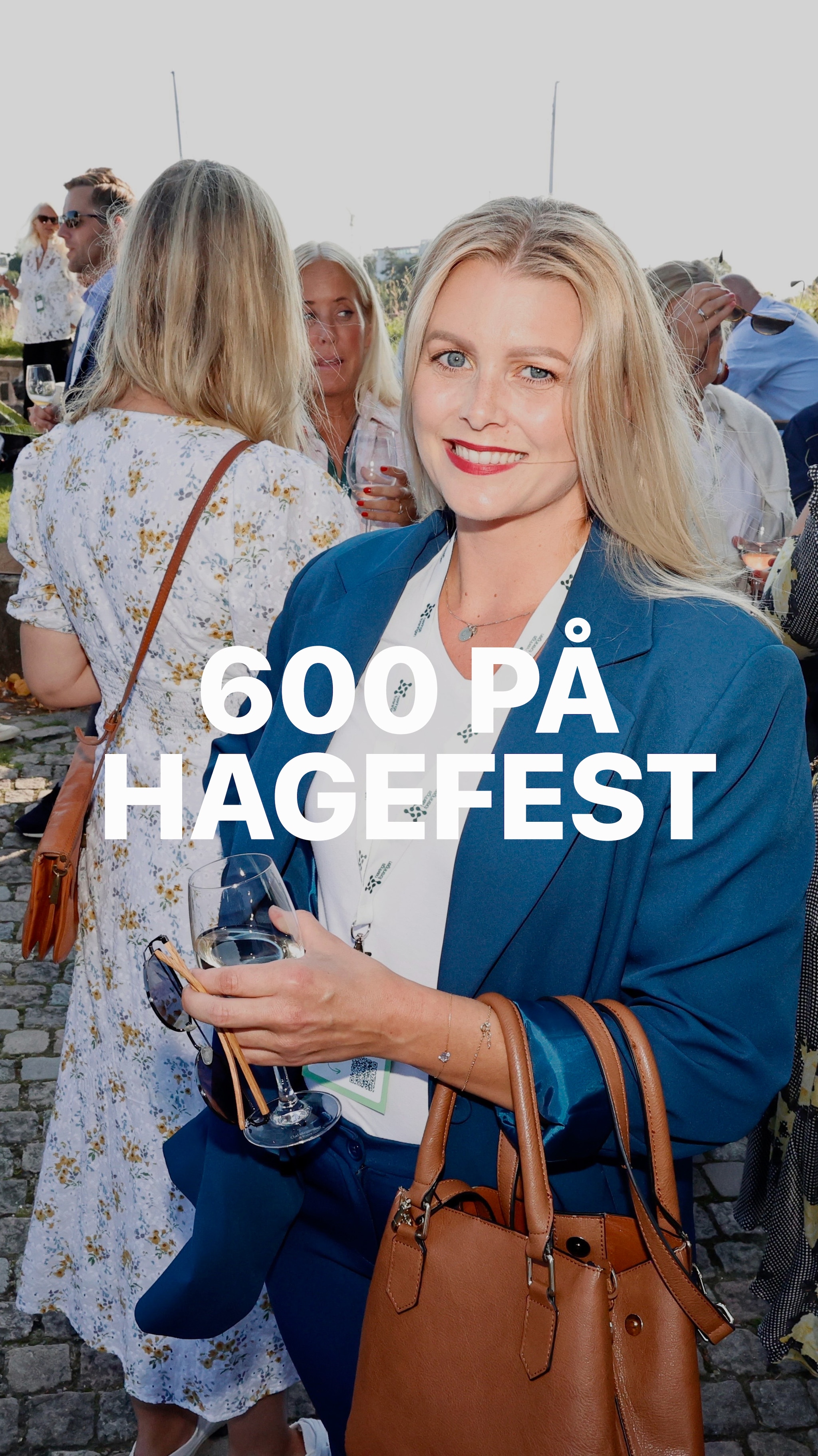 600 på Næringsforeningens hagefest