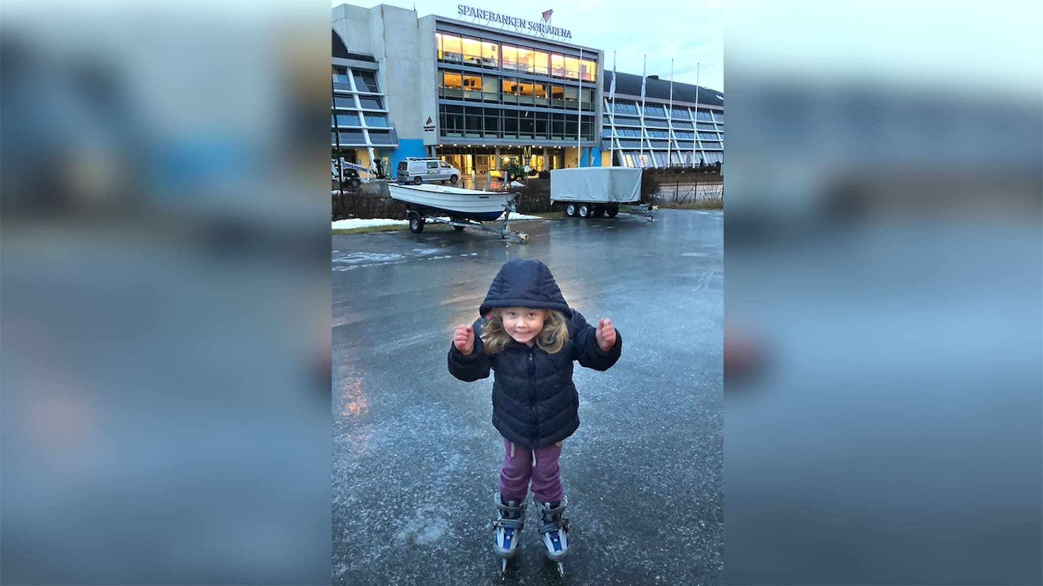 VIDEO: Perfekt skøyteis ved Sør Arena