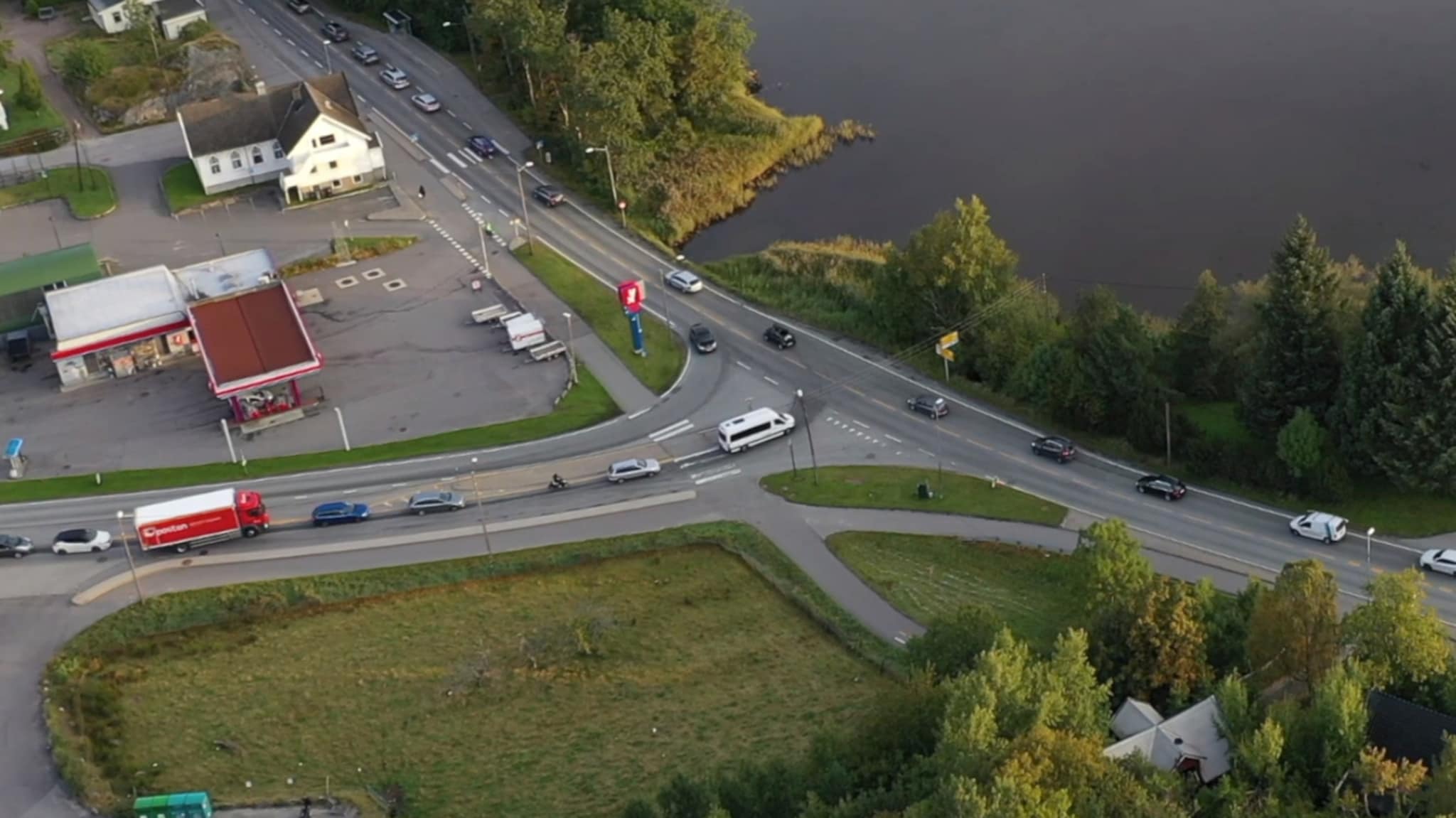 Kø i Kjoskrysset