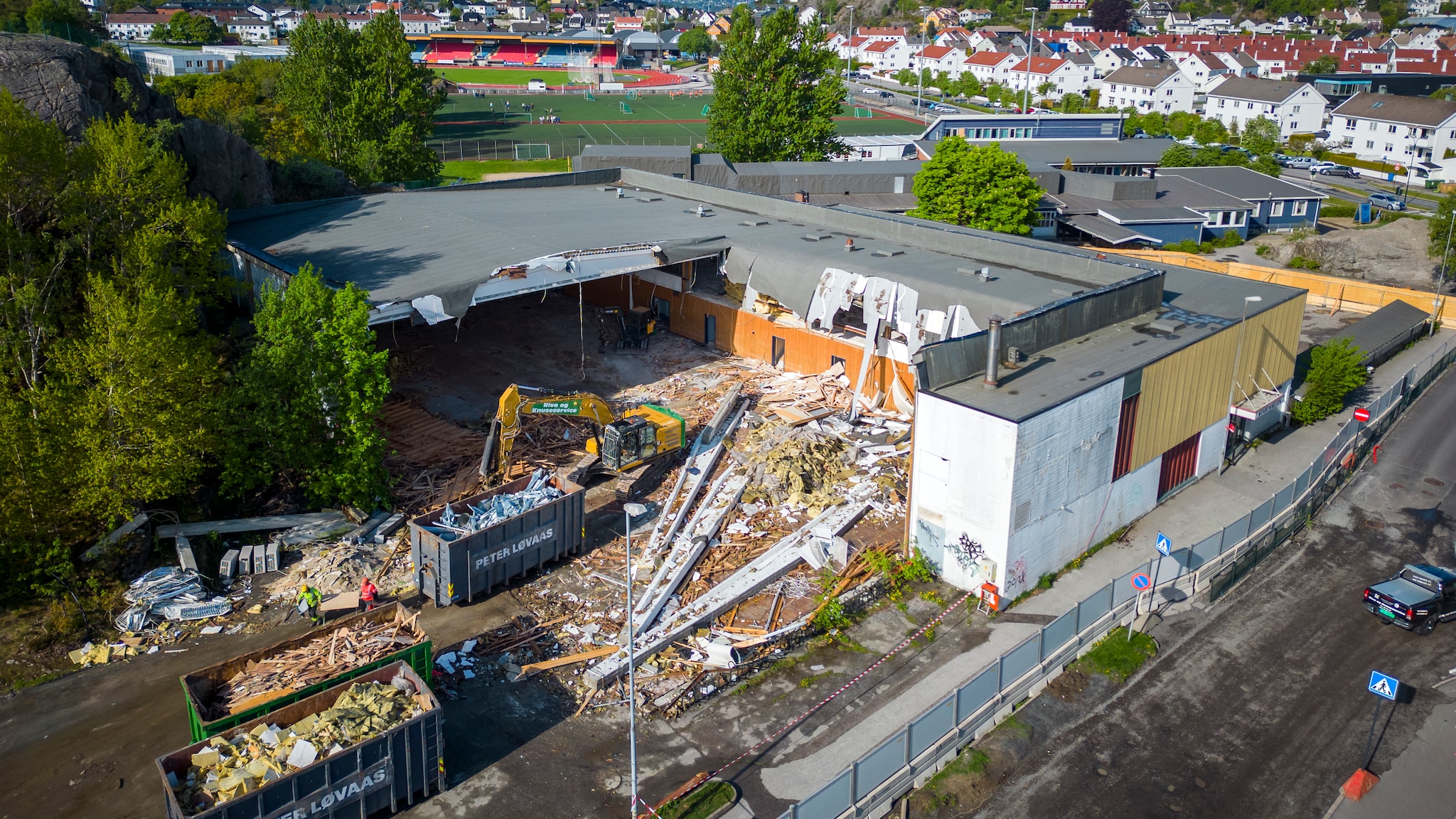 VIDEO: Her rives Starthallen