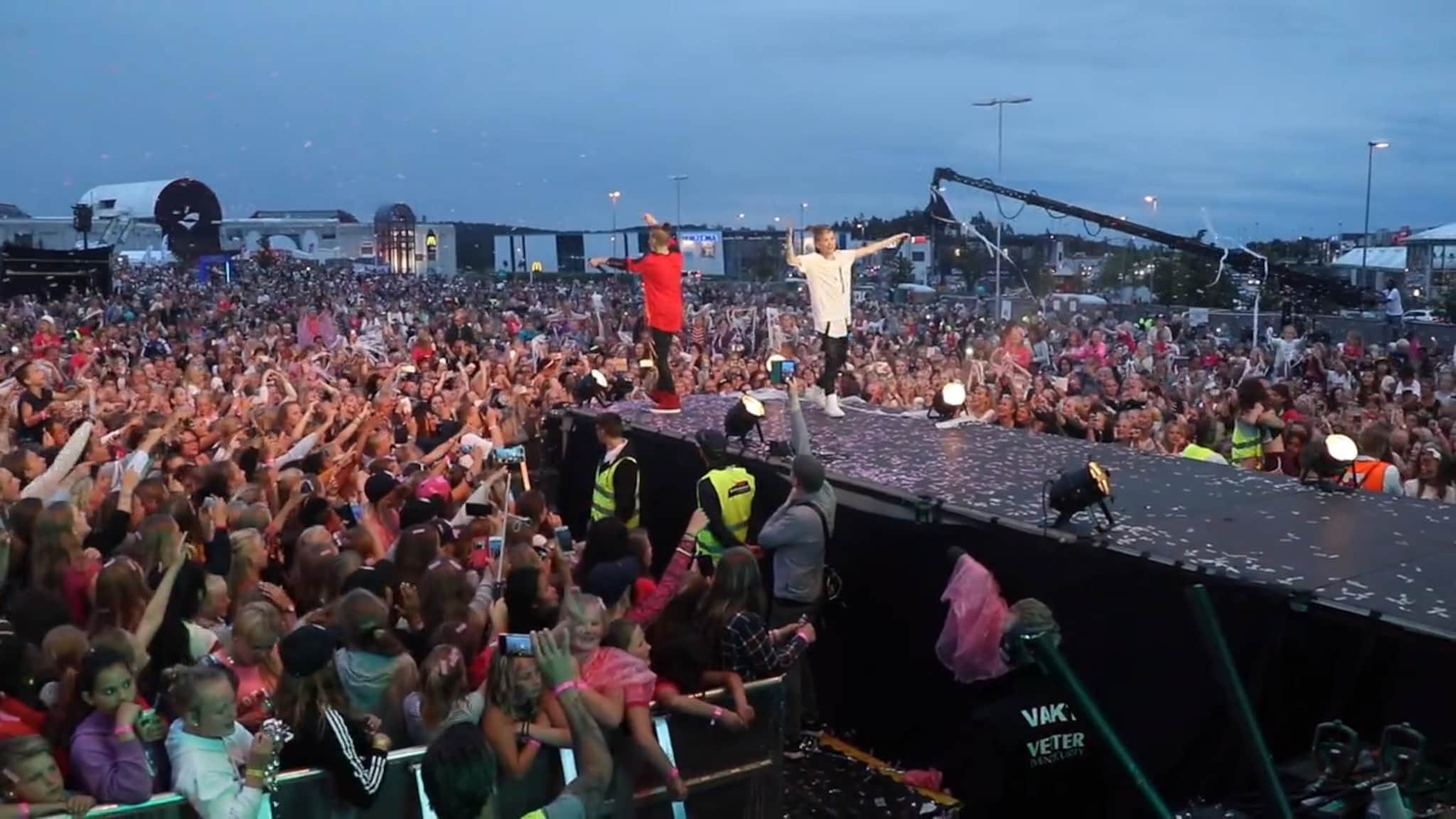 VIDEO: Marcus & Martinus: - Hadde aldri trodd Kristiansand var så bra!