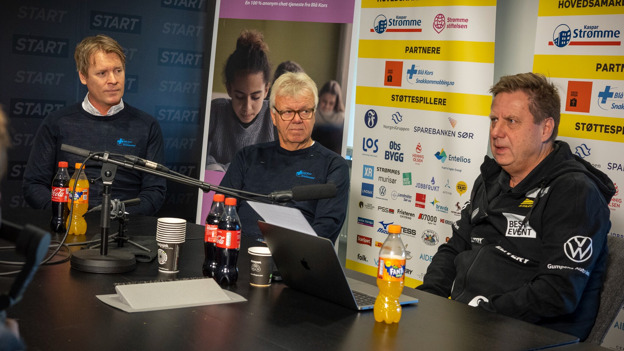 Se Starts pressekonferanse