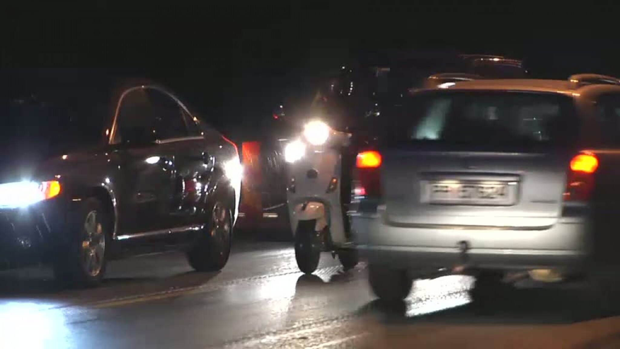 Kjører helt på kanten