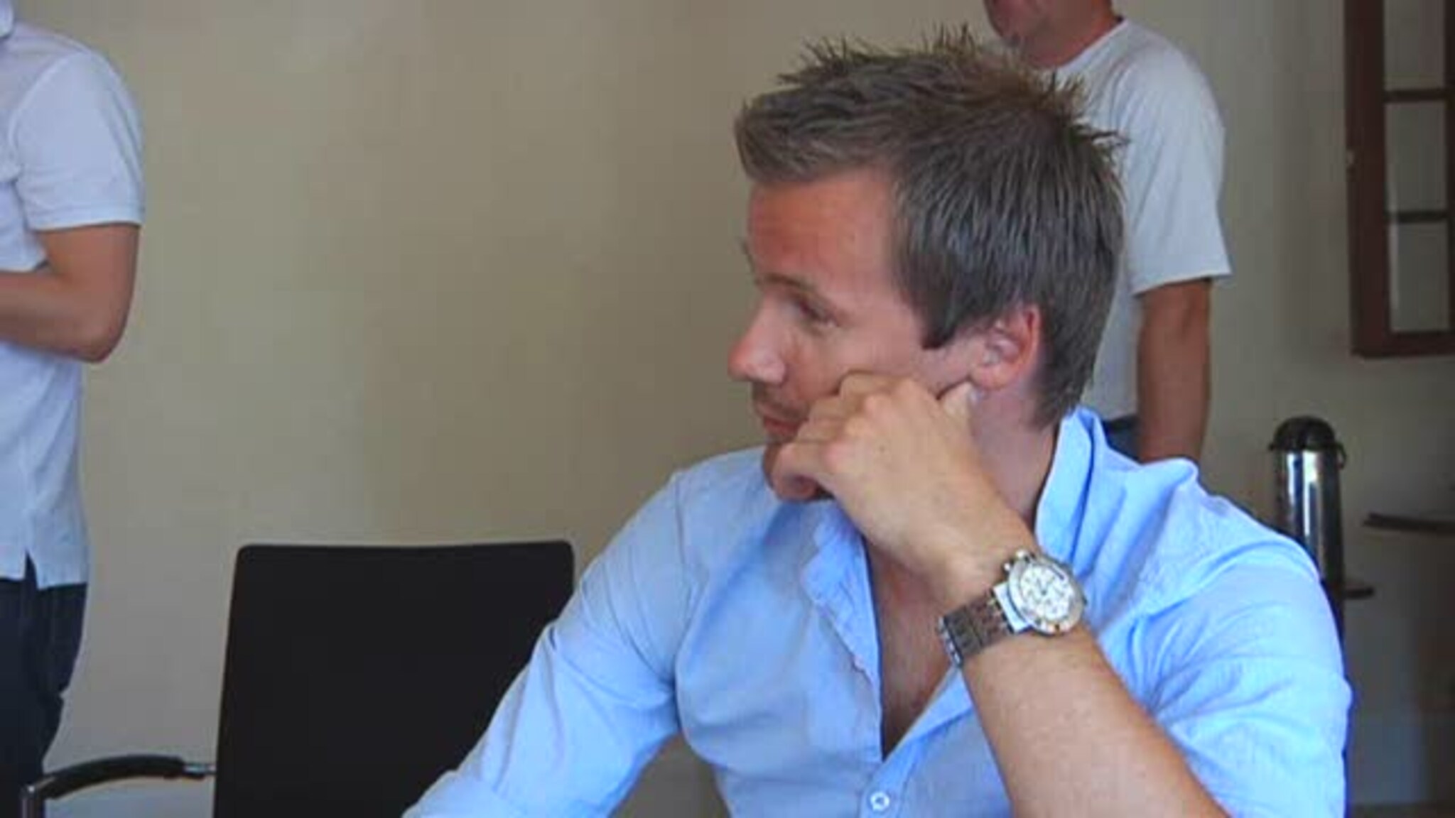 Pressekonferanse i opptak