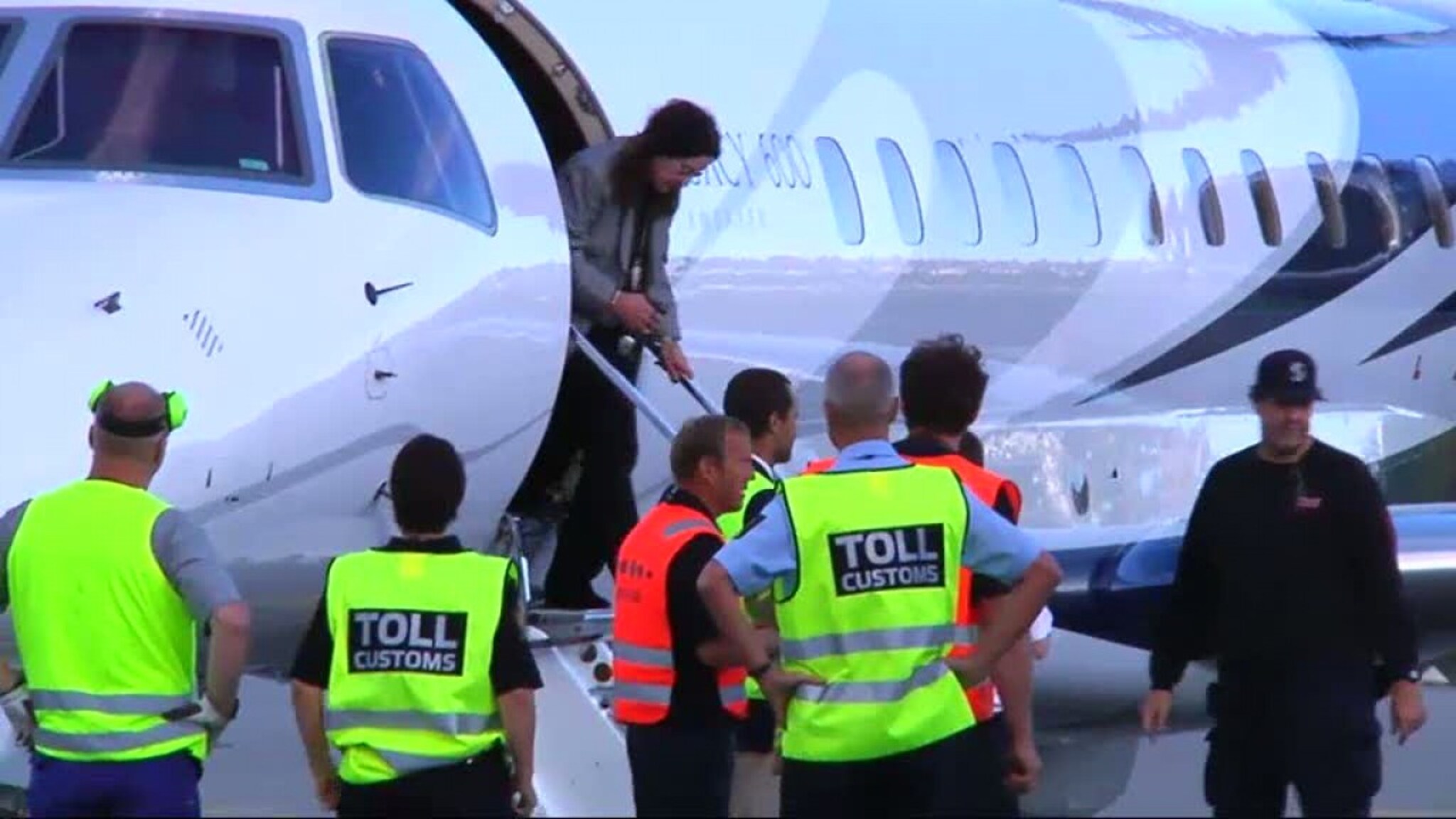 Ozzy Osbourne ankommer Kjevik før konserten