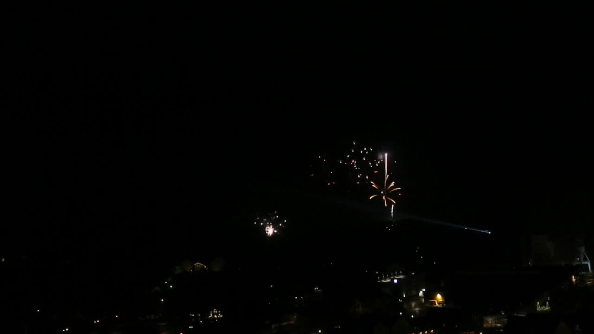 Se fyrverkeriet over Kristiansand