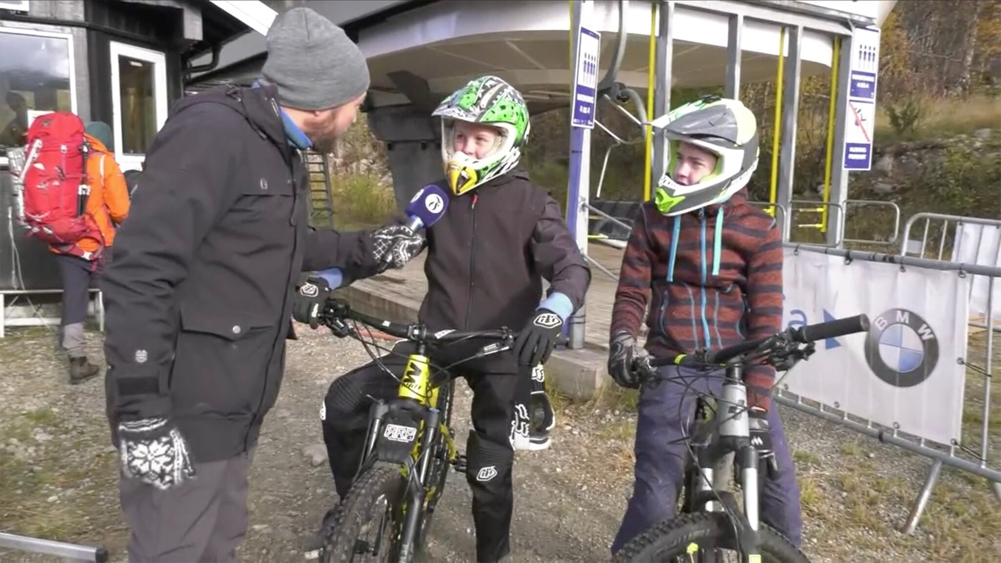 Jesper og Fredrik: - Vi skal sykle downhill i hele dag