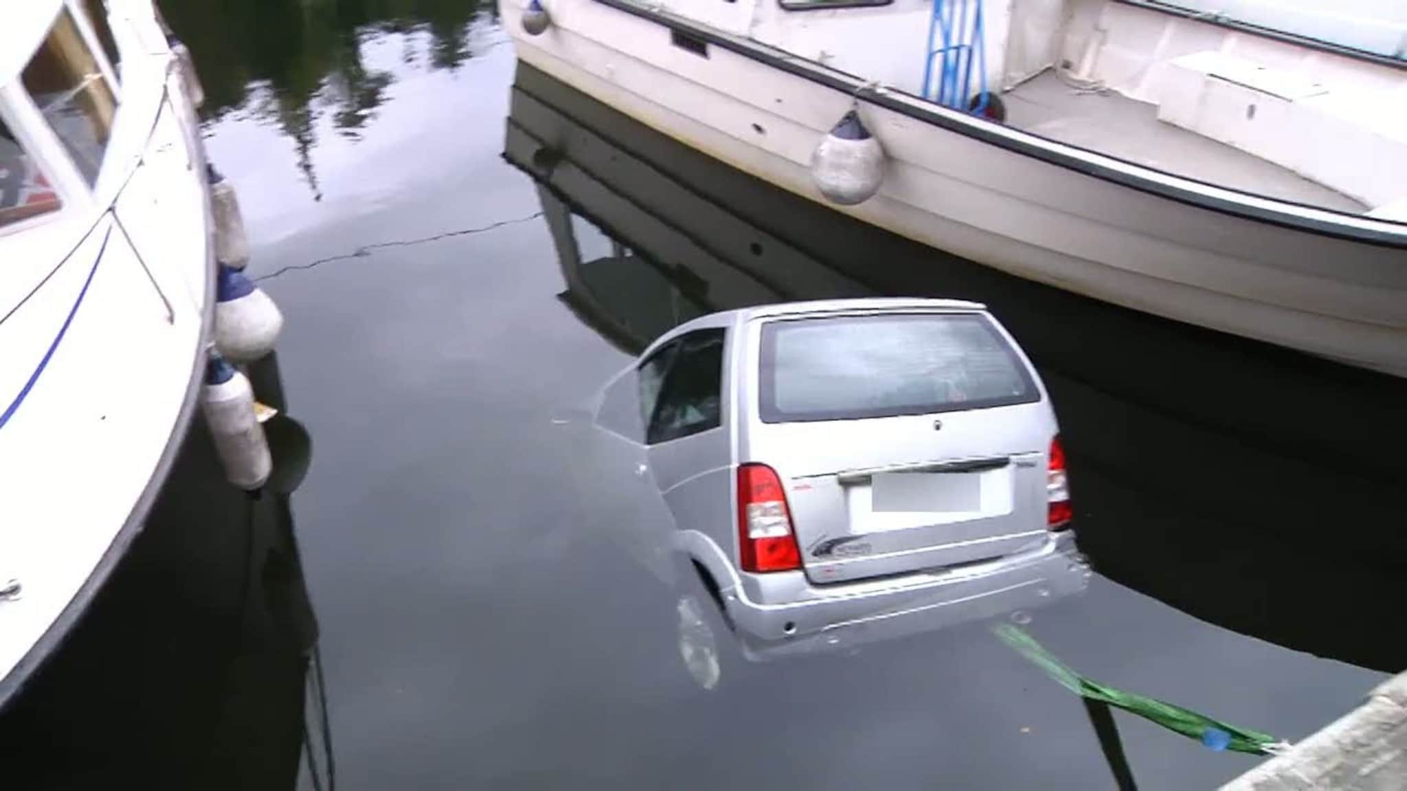Kjørte utfor brygga med elektrisk bil