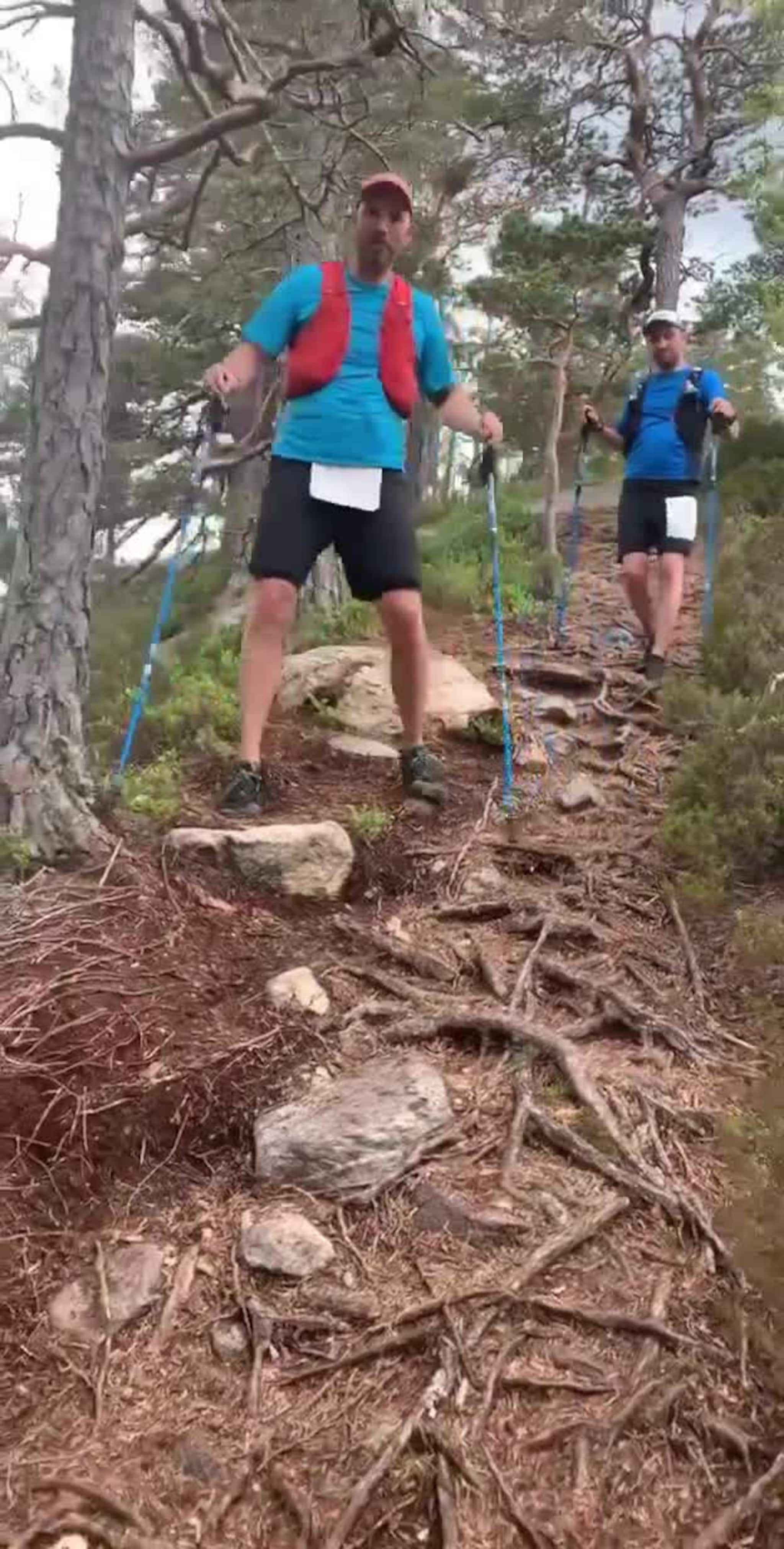 Linda G. Opheim ute i løypa