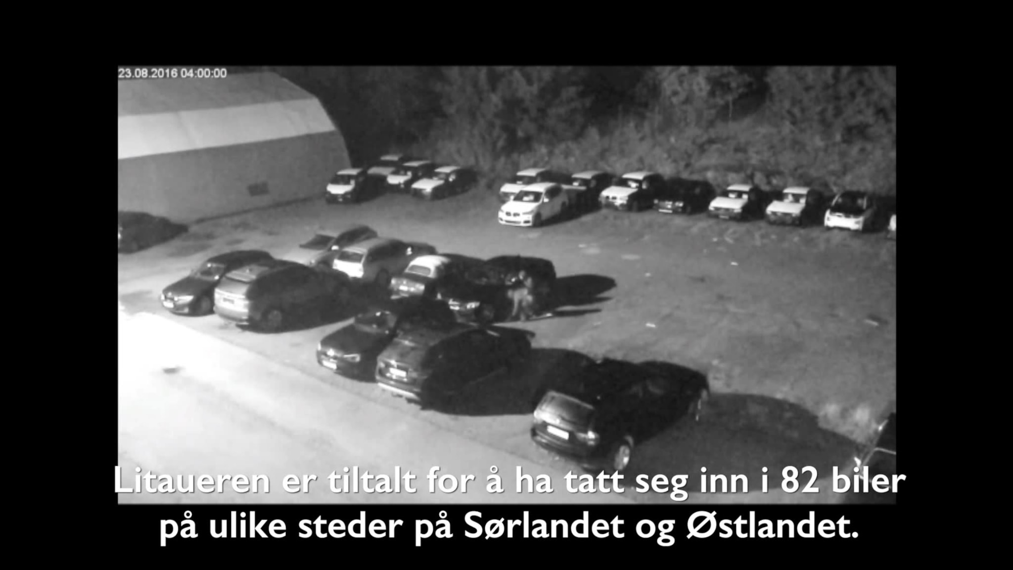 Se hvordan tyvene raidet luksusbilene