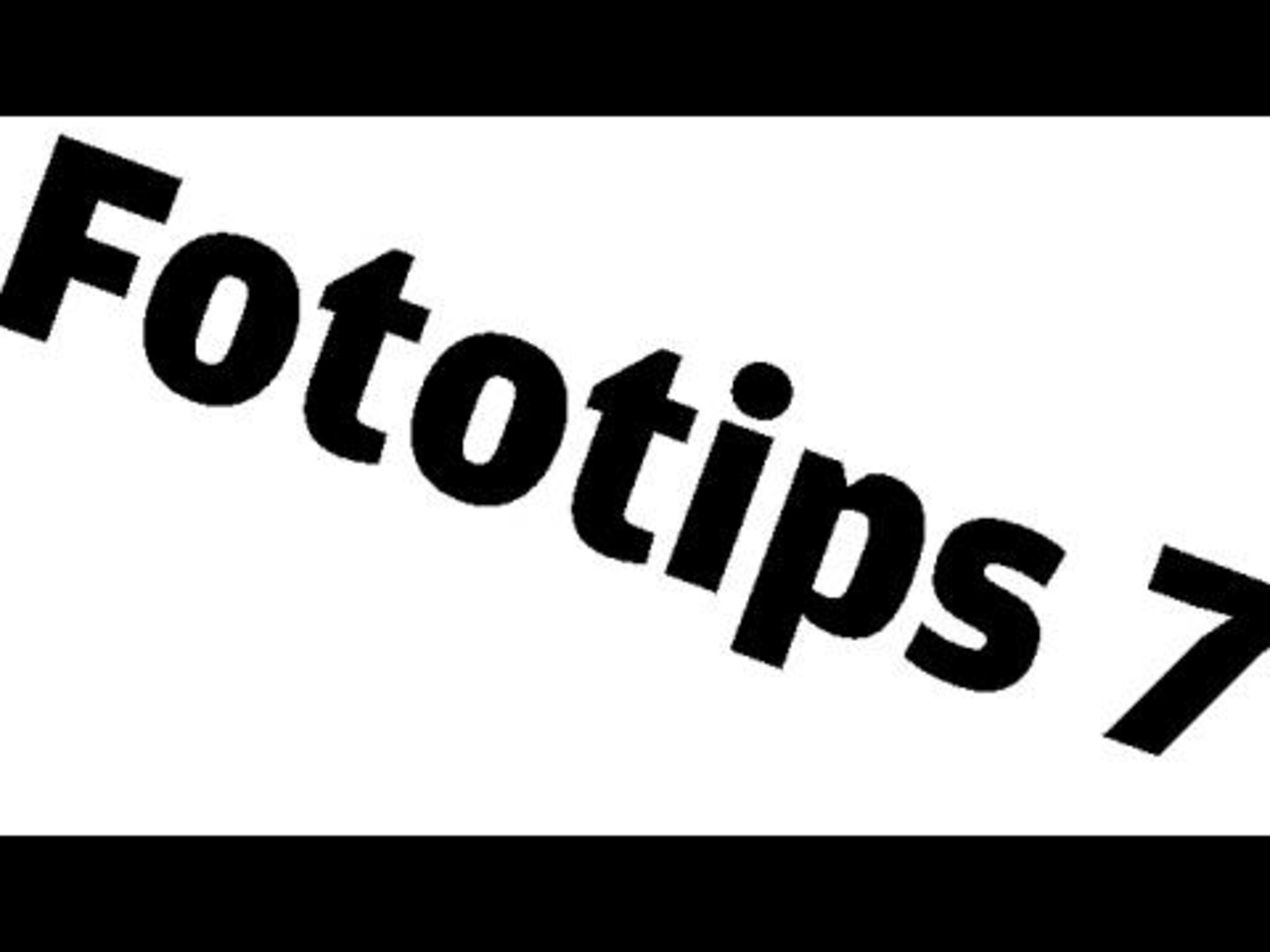 Fototips nr. 7 embedda