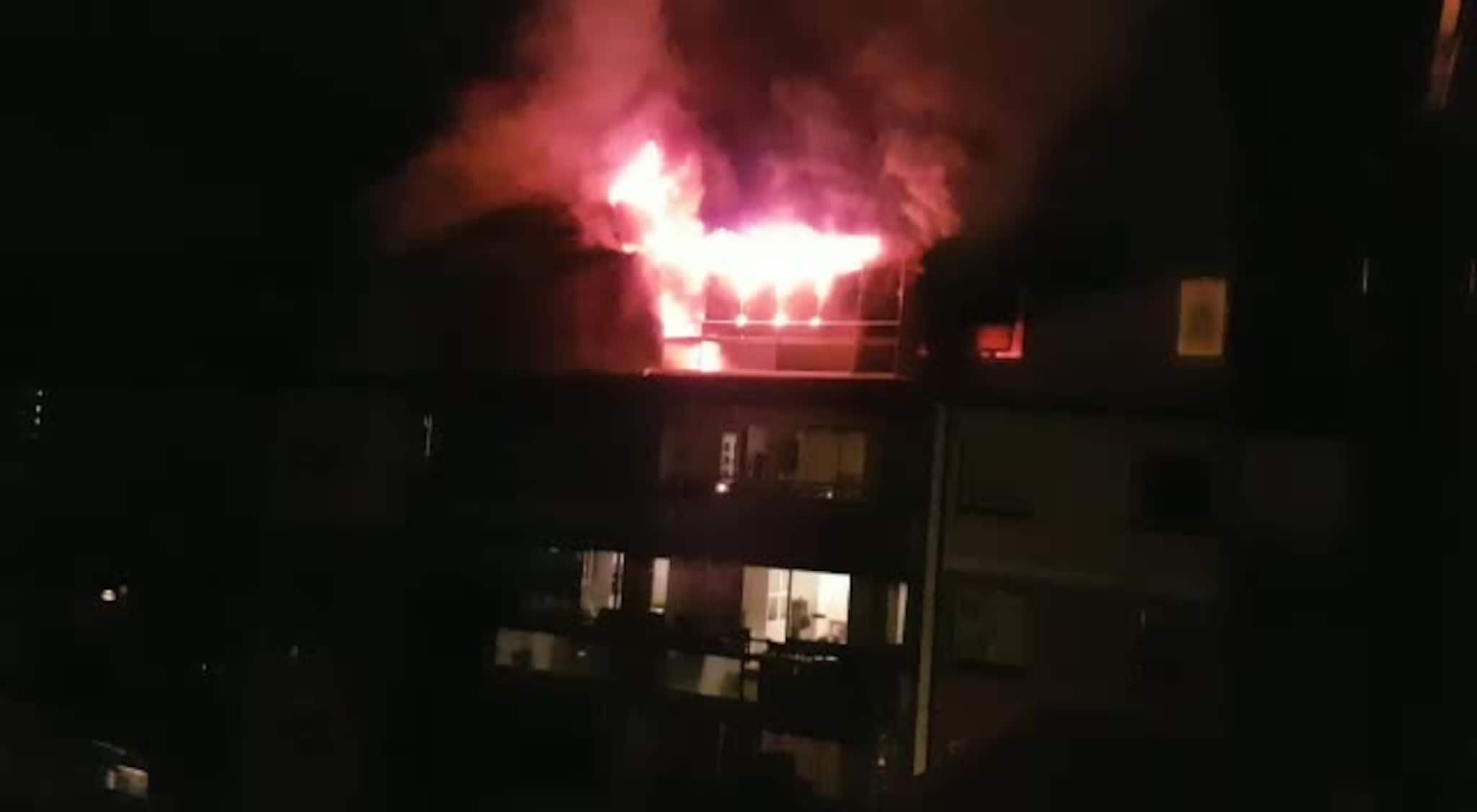 Her står leiligheten i fyll fyr