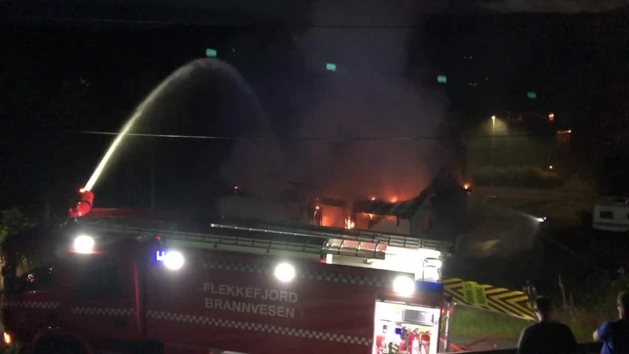 Brann i Flekkefjord