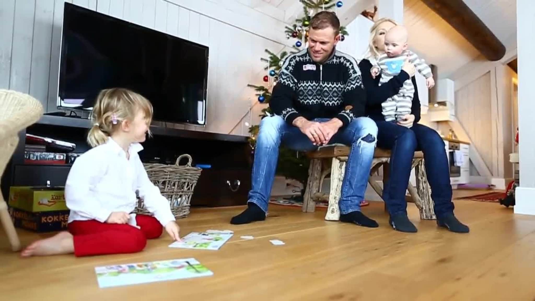 Thor Hushovd feirer jul på Hovden