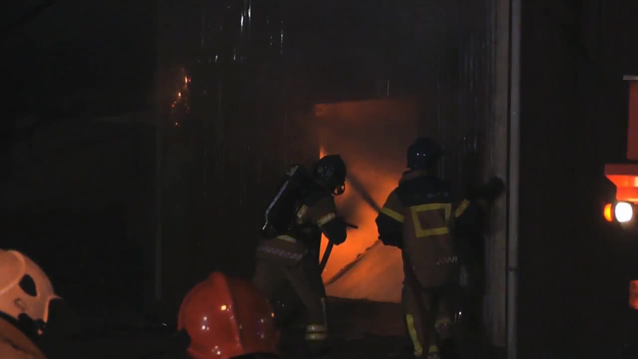 Låve-brann i Mandal