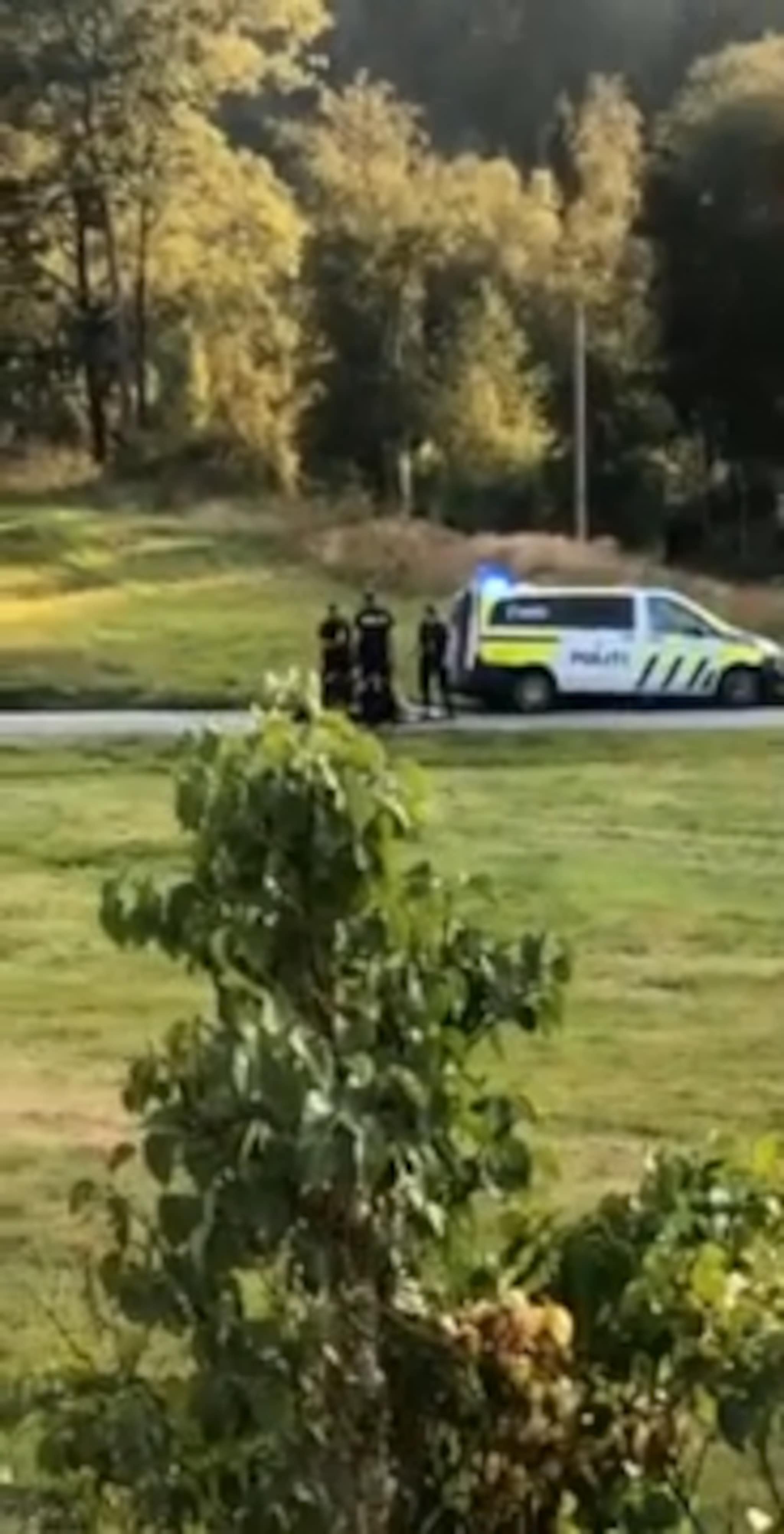 Her blir personen pågrepet etter politijakt