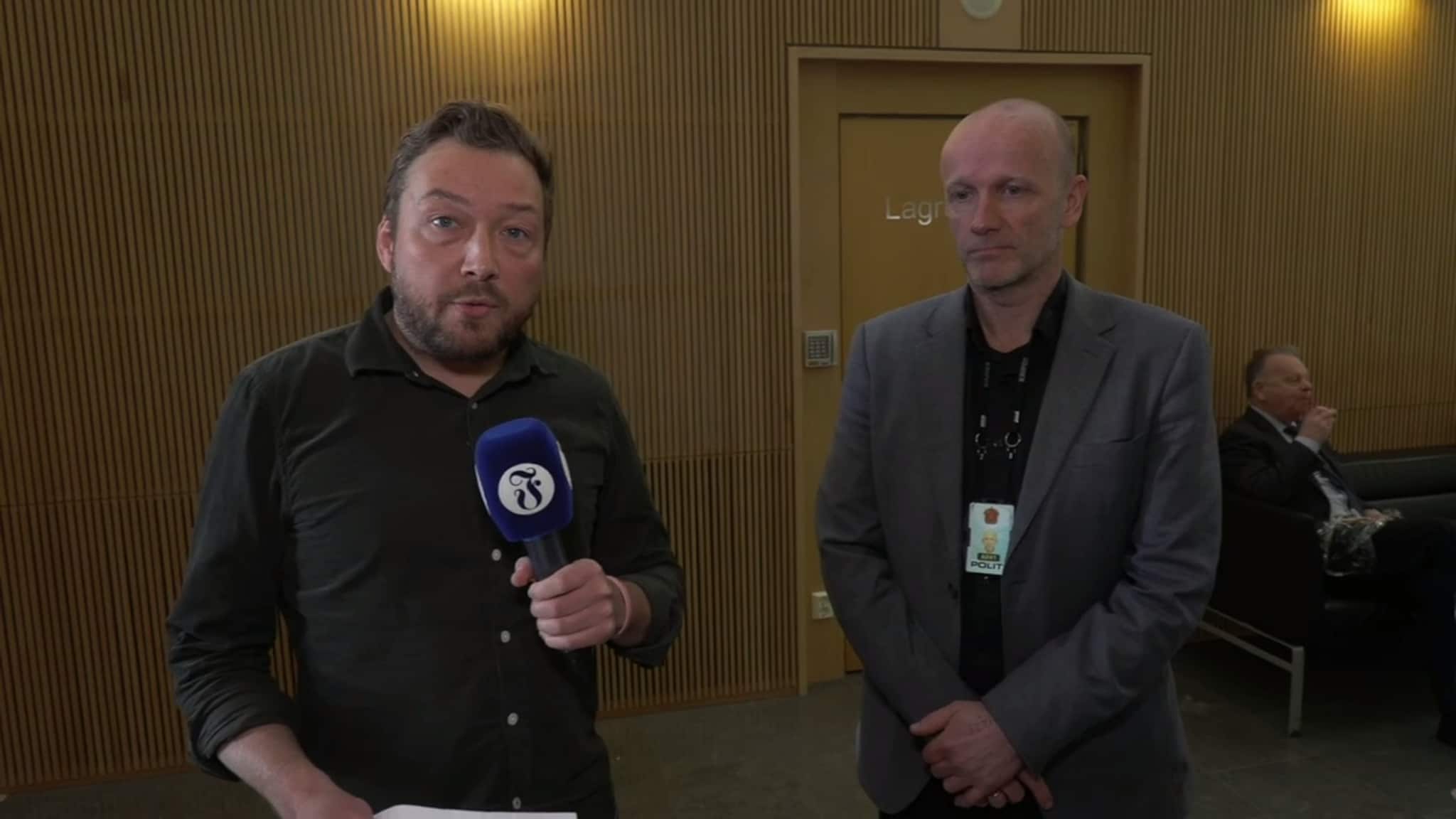 Se vår rapport fra rettens lunsjpause