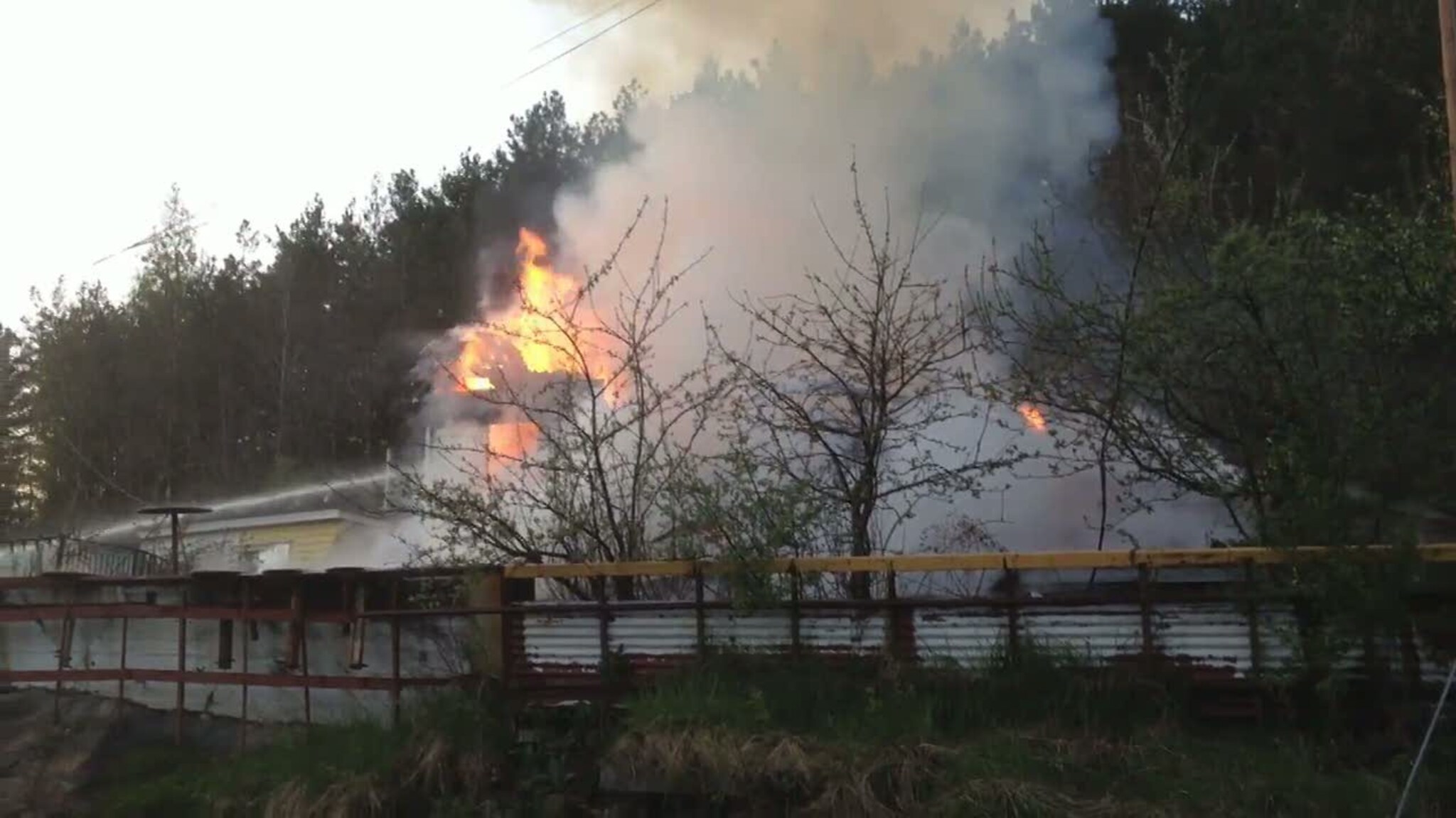 Hus brant ned på Justvik