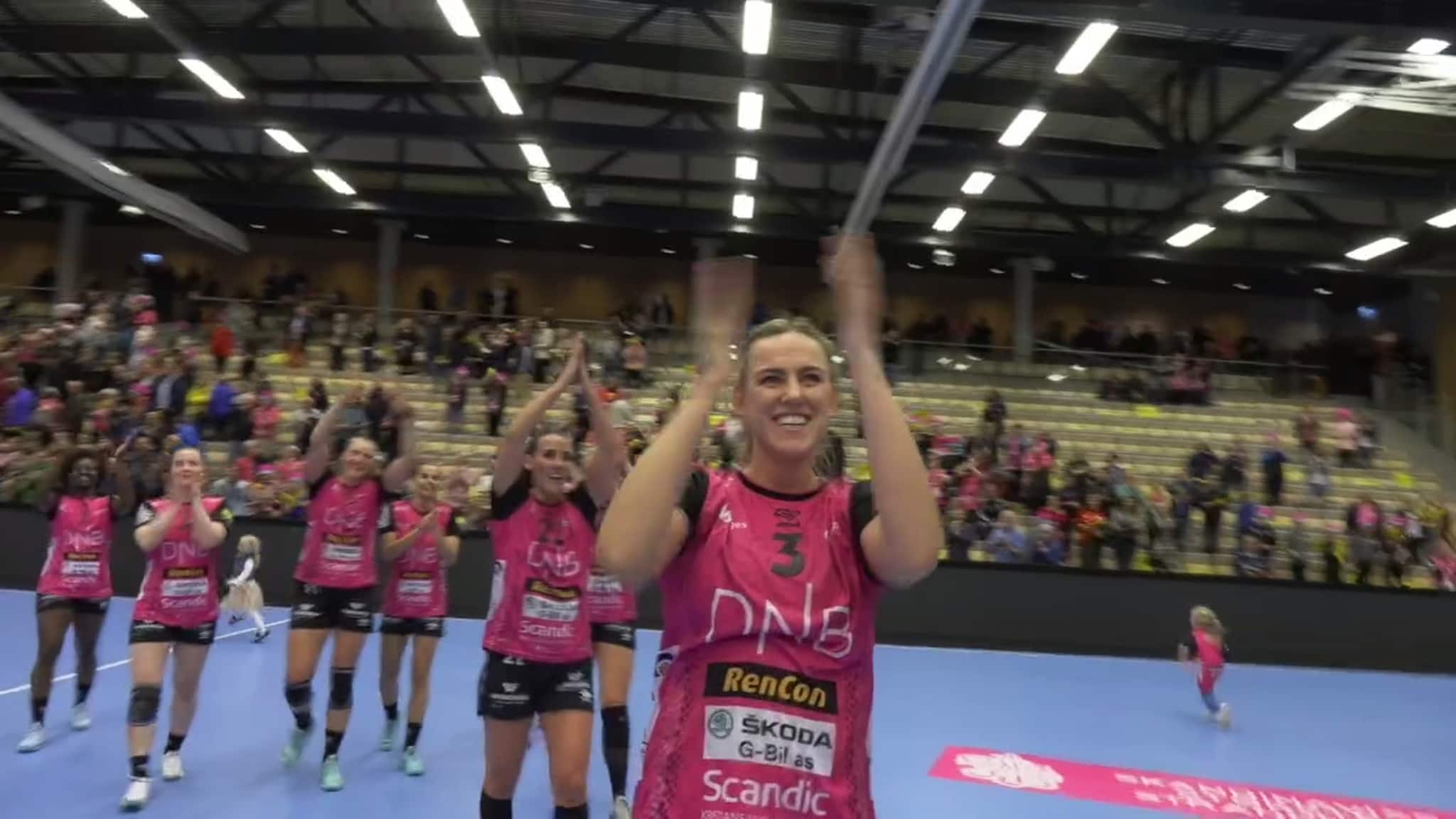 Se Vipers juble for "Final four"-plass her