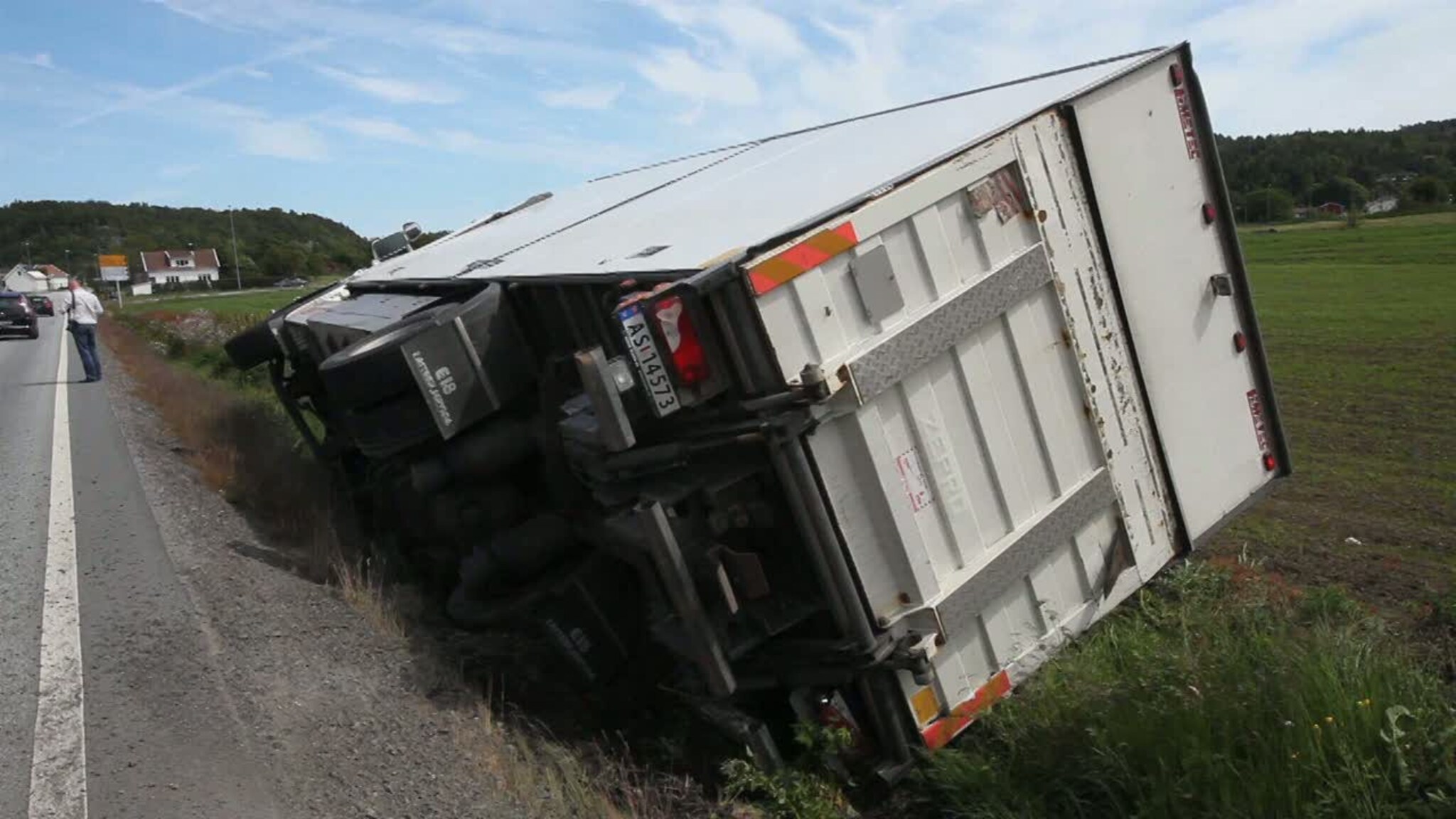 Trafikkulykke på Imesletta