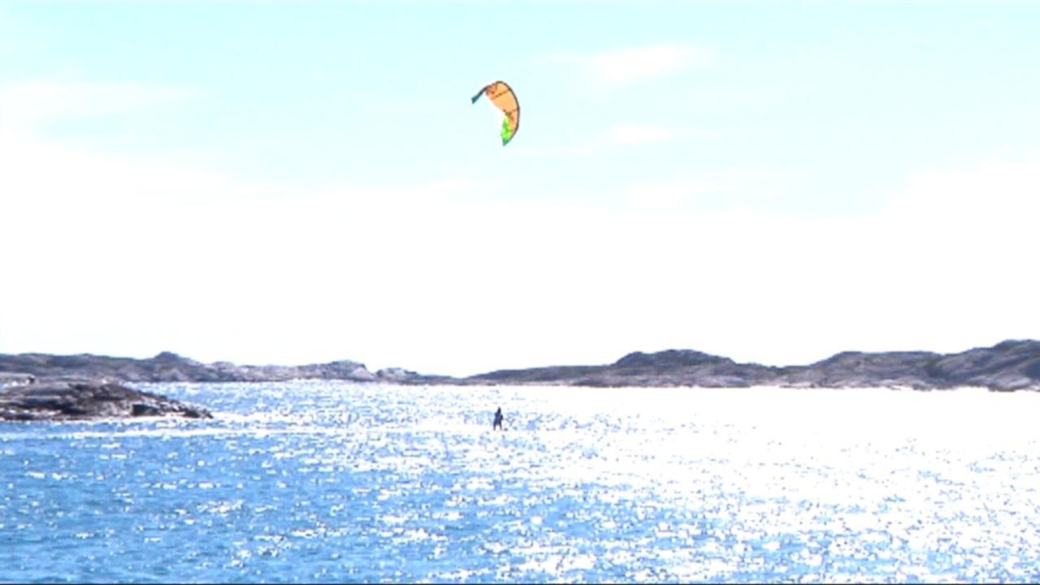 Alene over Skagerrak fra Flekkerøy til Danmark