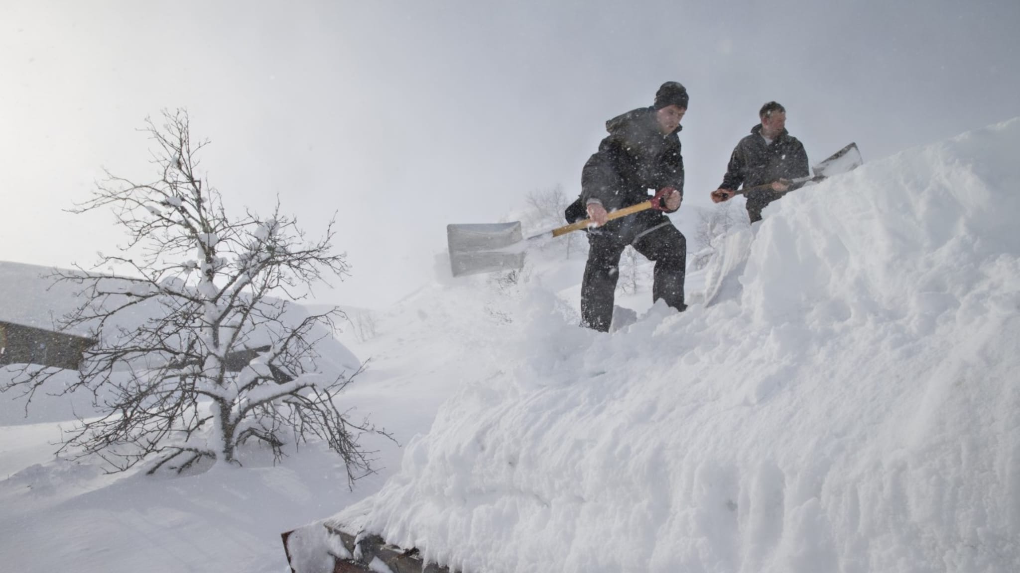 - Har aldri sett så mye snø før