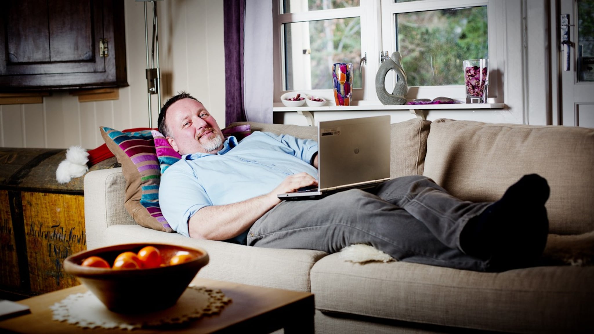 - Jeg vil opp fra sofaen