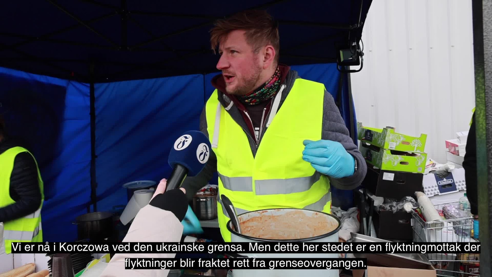 Dominik Gibowicz, frivillig hjelpearbeider