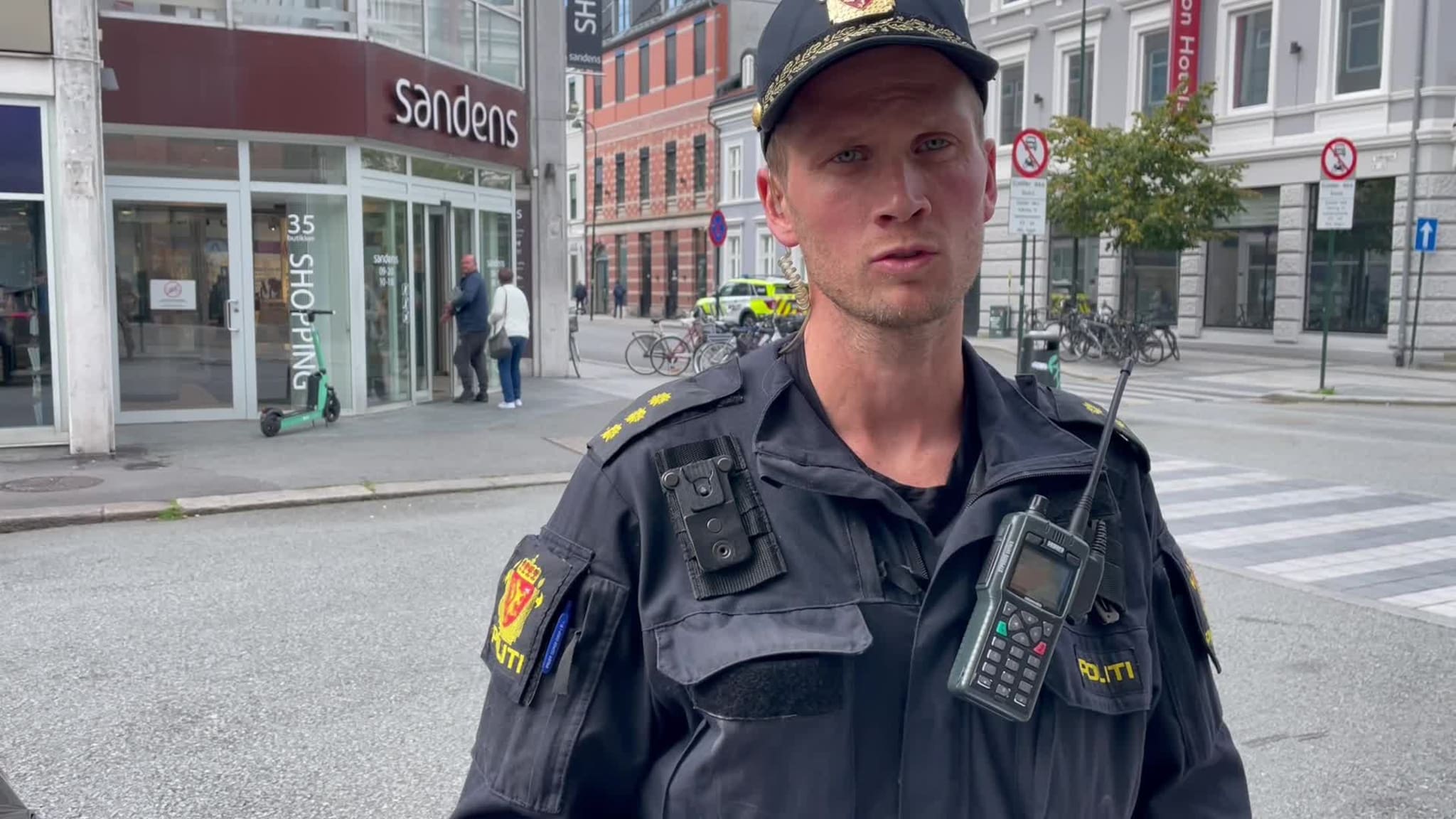 Politibetjent Lars Skår Dahl om aksjonen på Sandens