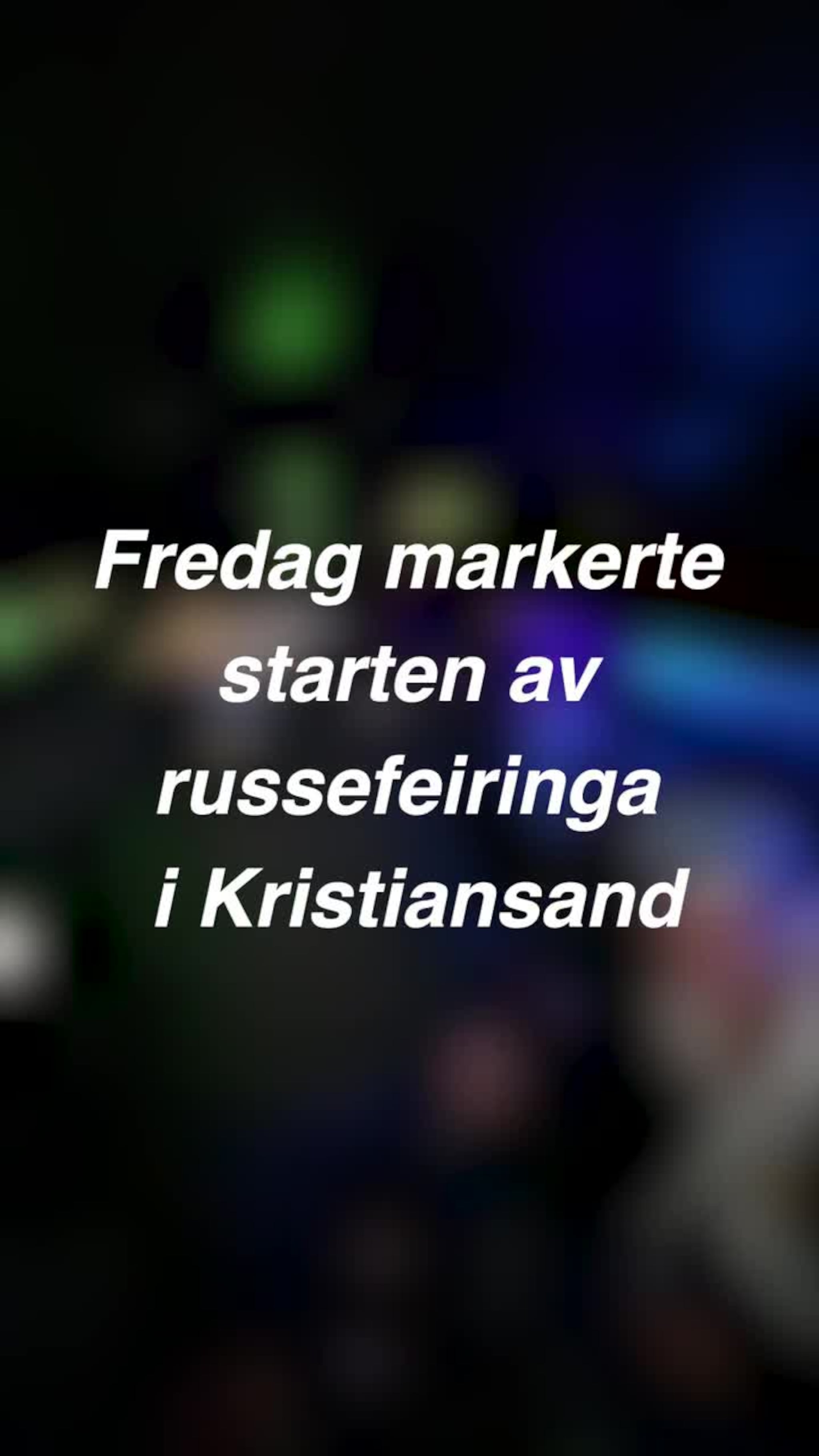 Russefeiring på Odderøya