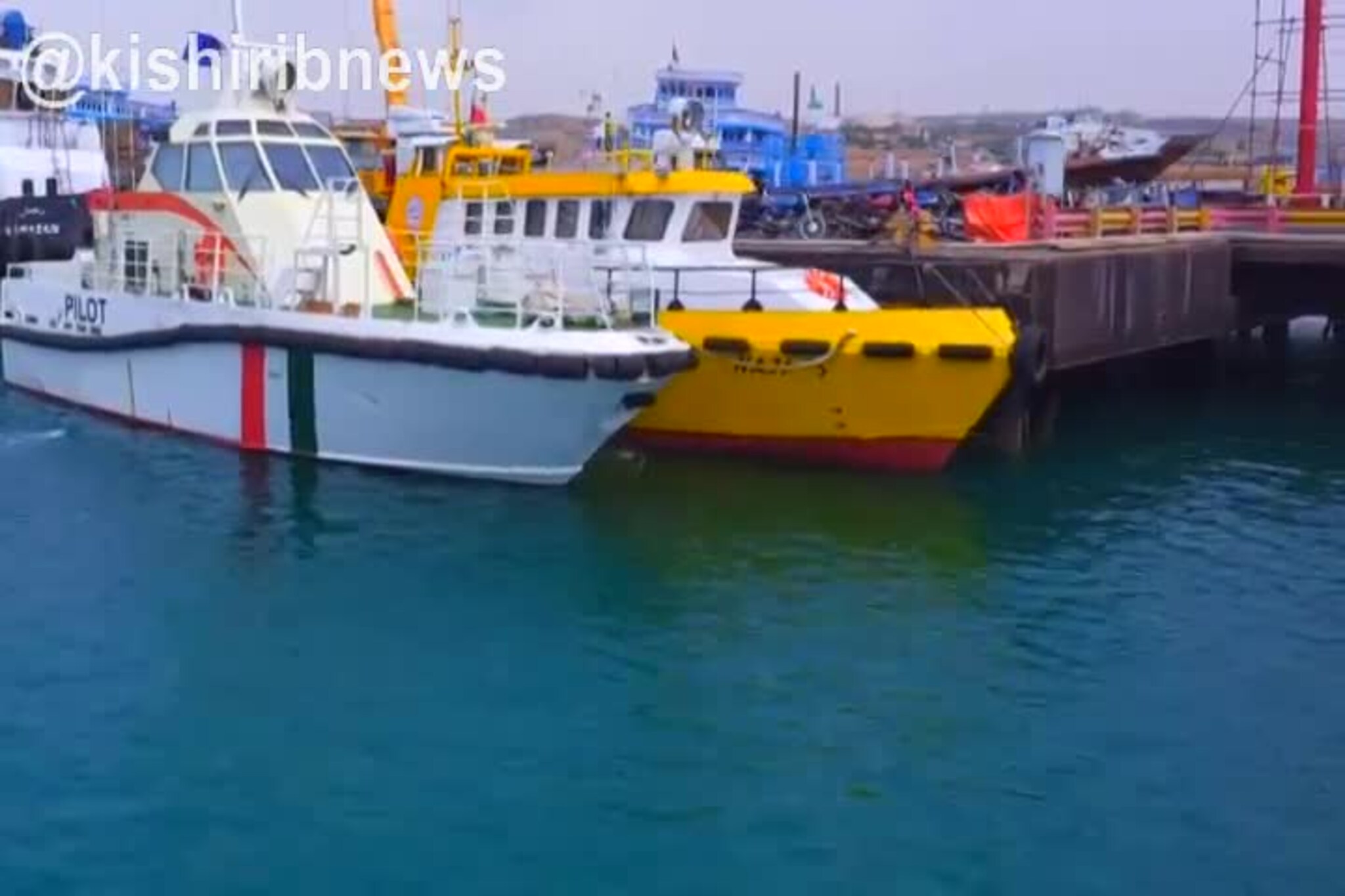 Båtservices verft på øya Kish