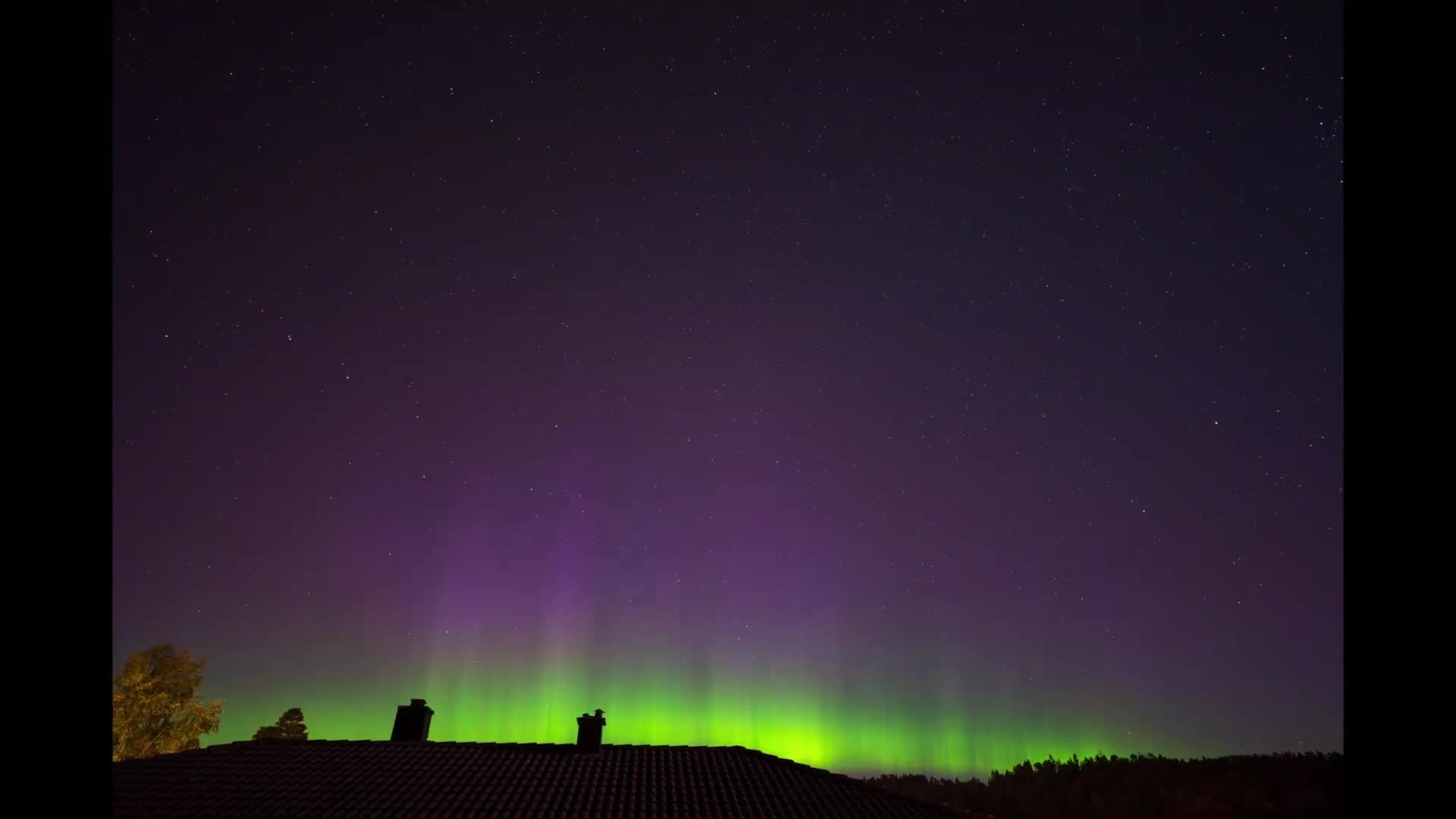 Sjekk nordlyset over Vennesla