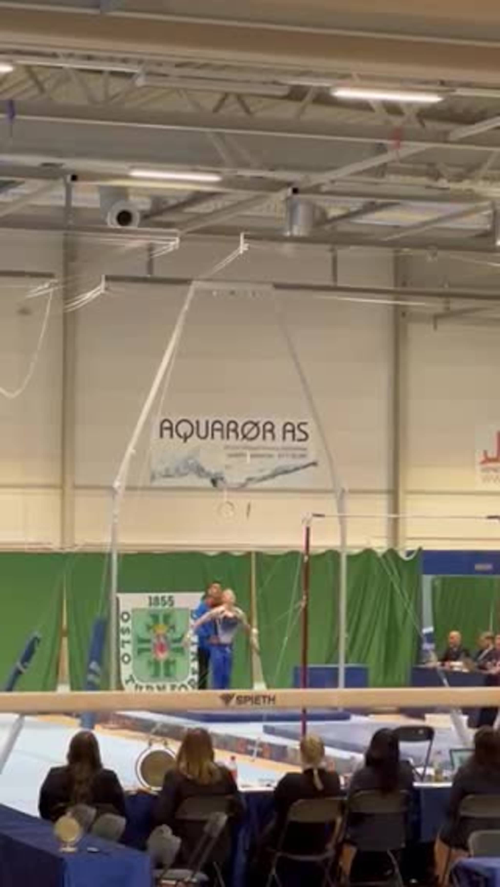 Lukas Nilsens ringøvelse i finalen i junior-NM