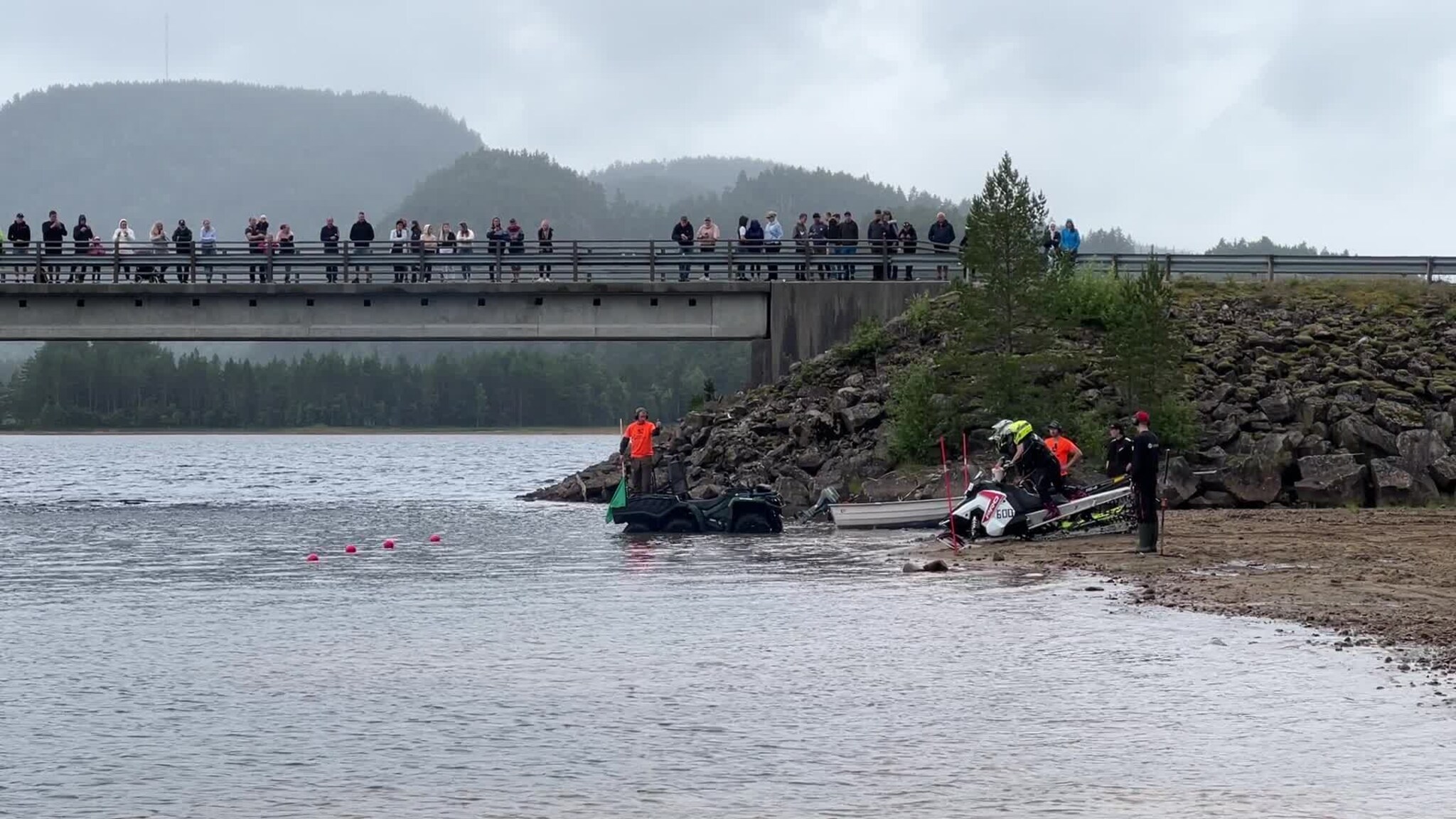 Watercross-konkurranse i Åseral