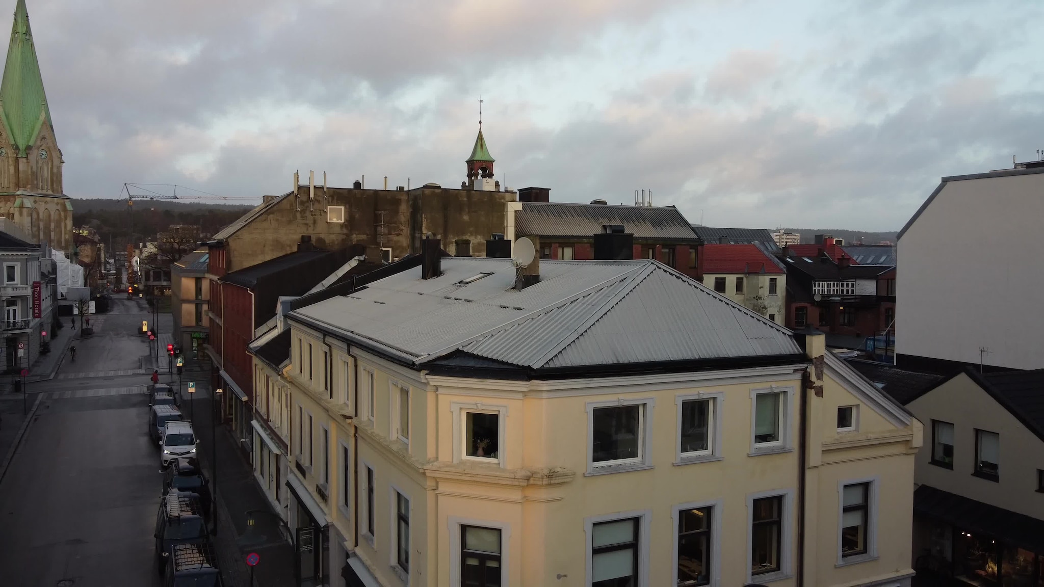 HT Sushi sett fra drone