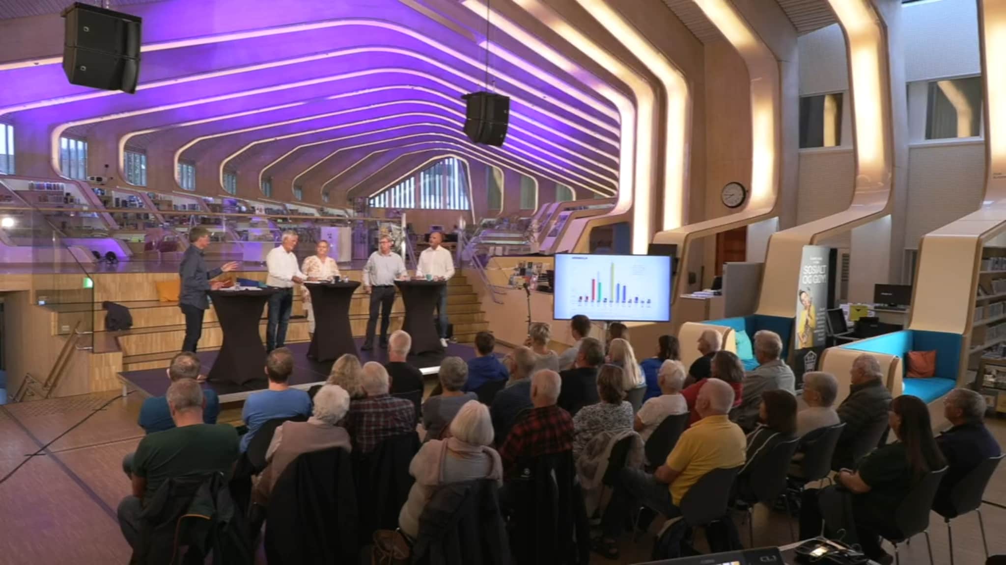 Valgdebatt fra Vennesla kulturhus
