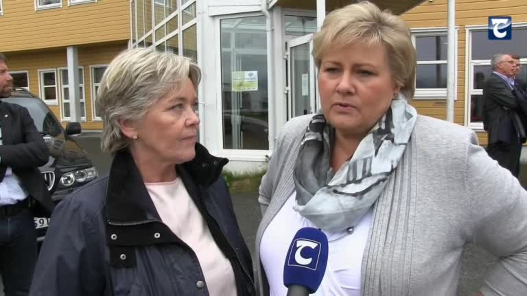 Statsministeren besøker Solneset skole