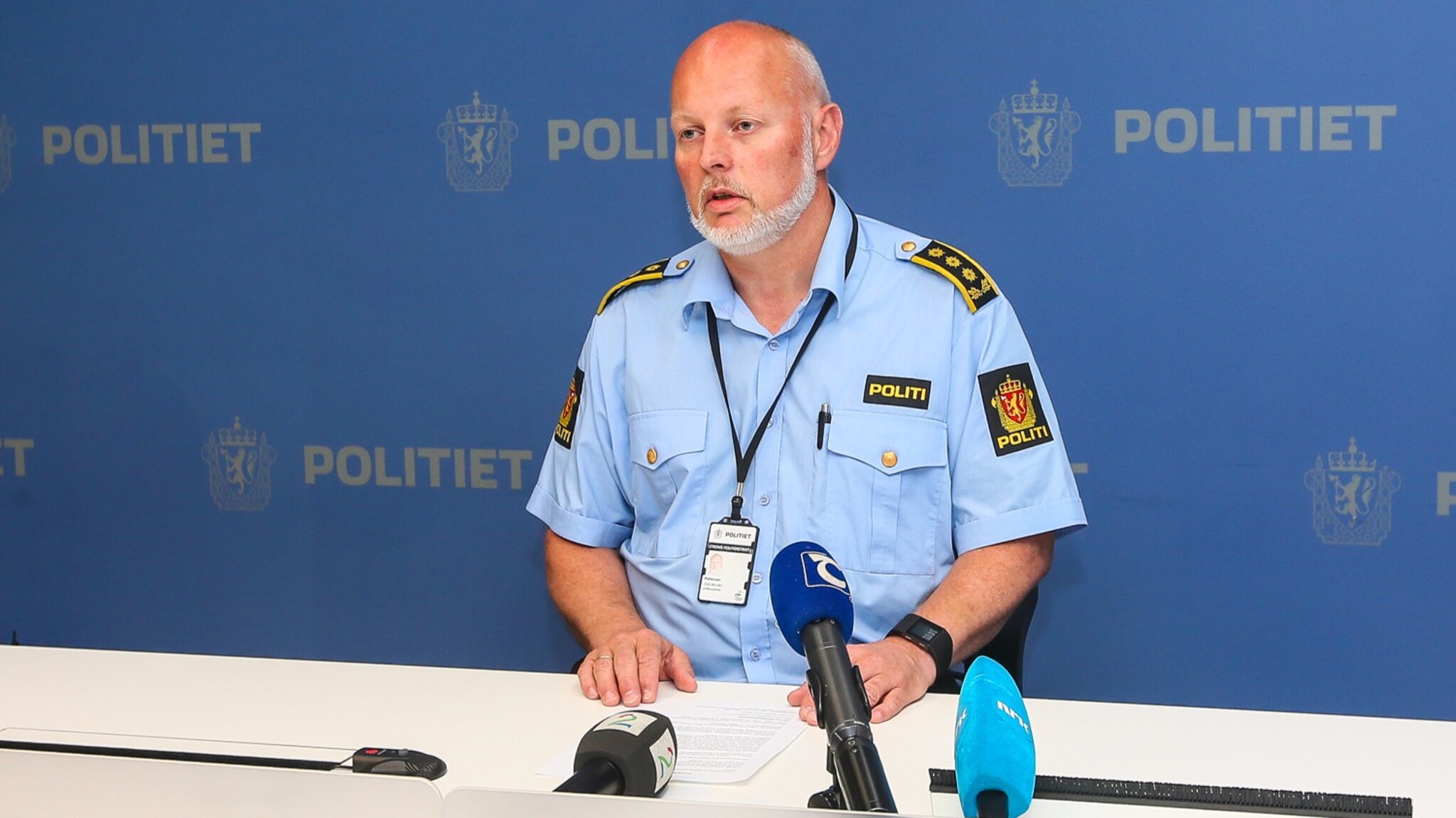 Se politiets pressekonferanse fra mandag kl 14.00