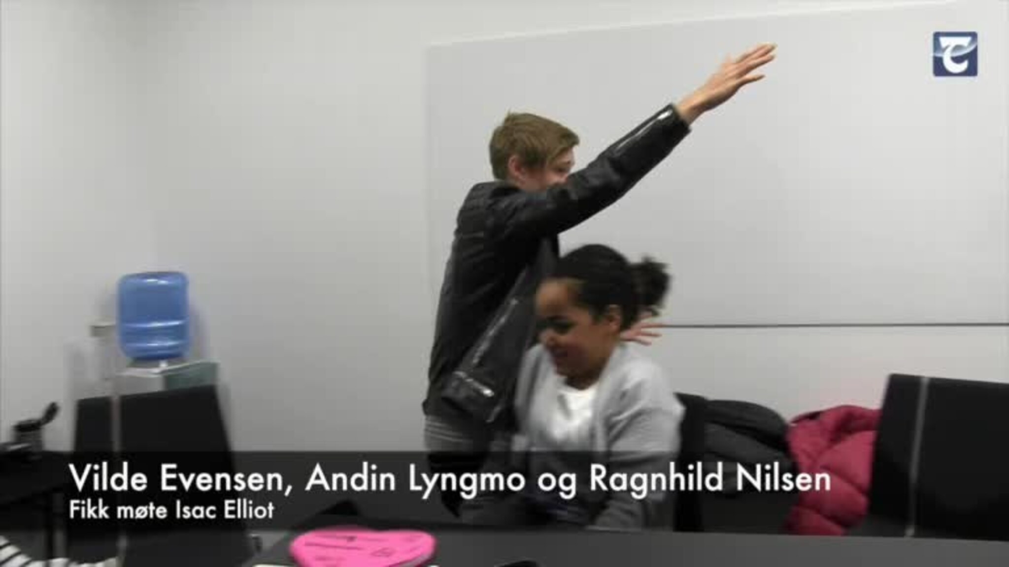 Fikk møte Isac Elliot
