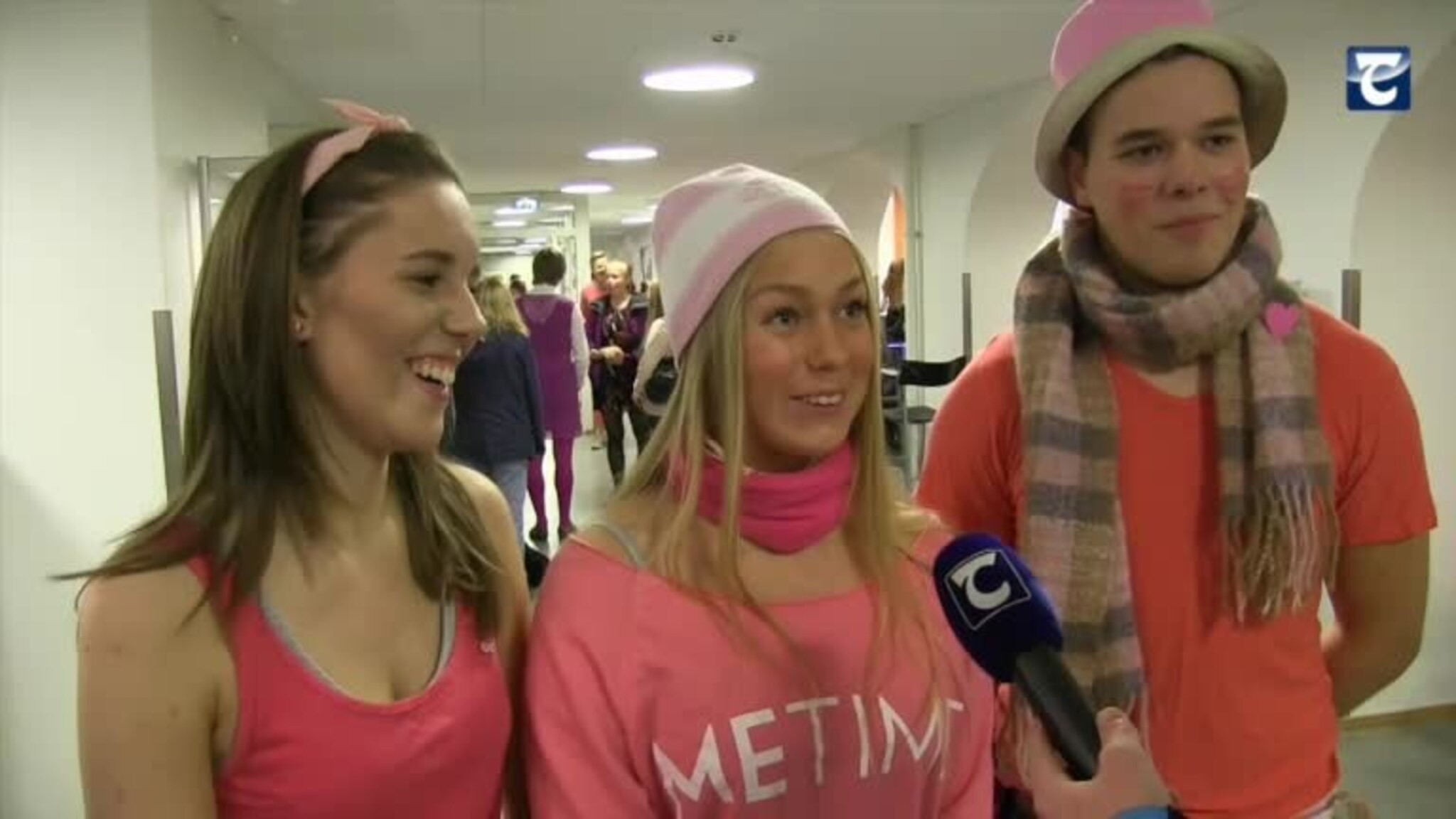 Derfor gikk elevene i rosa klær