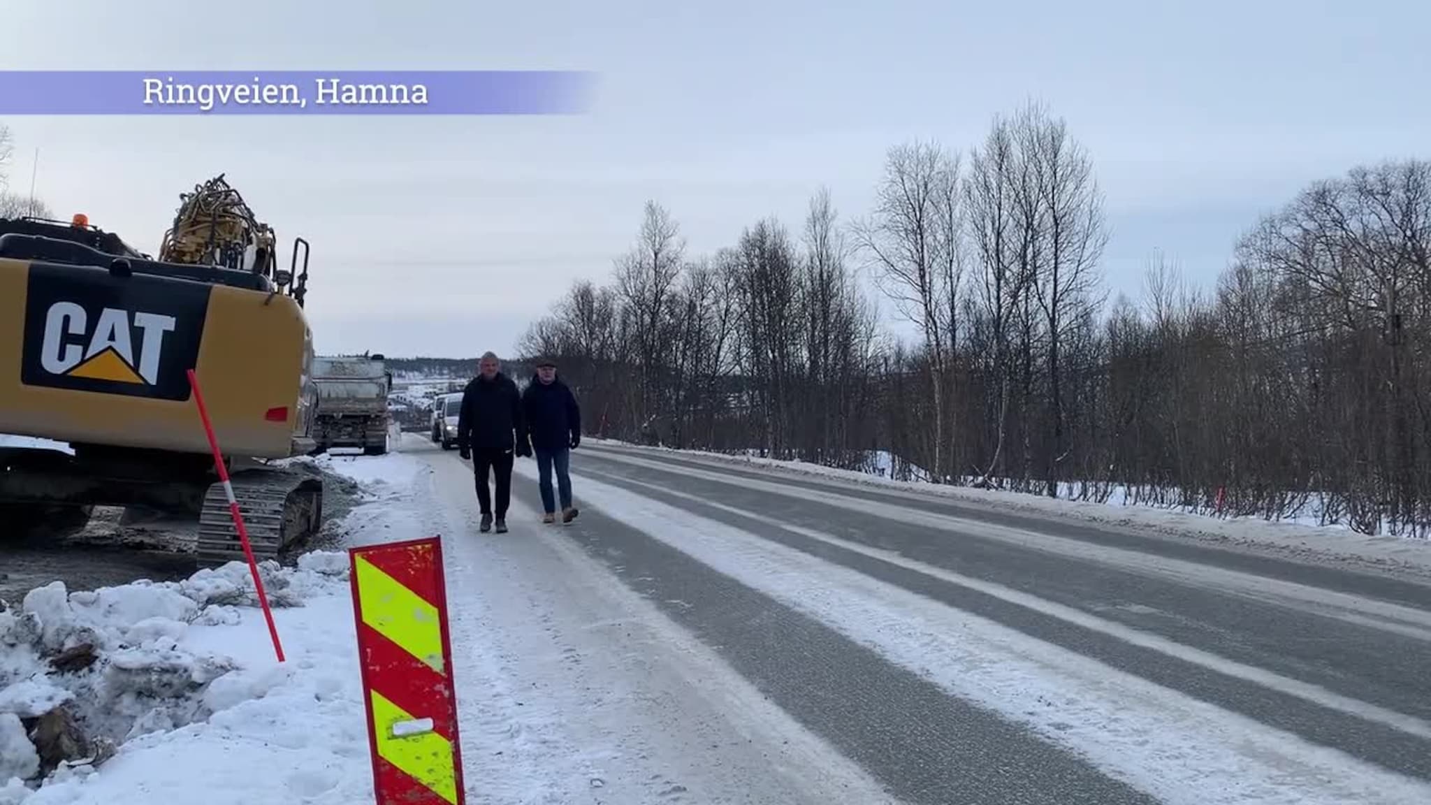 Ingen gang- og sykkelsti i Hamna
