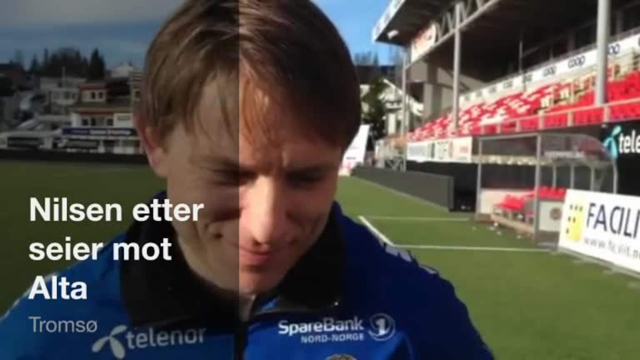 Steinar Nilsen etter seieren mot Alta