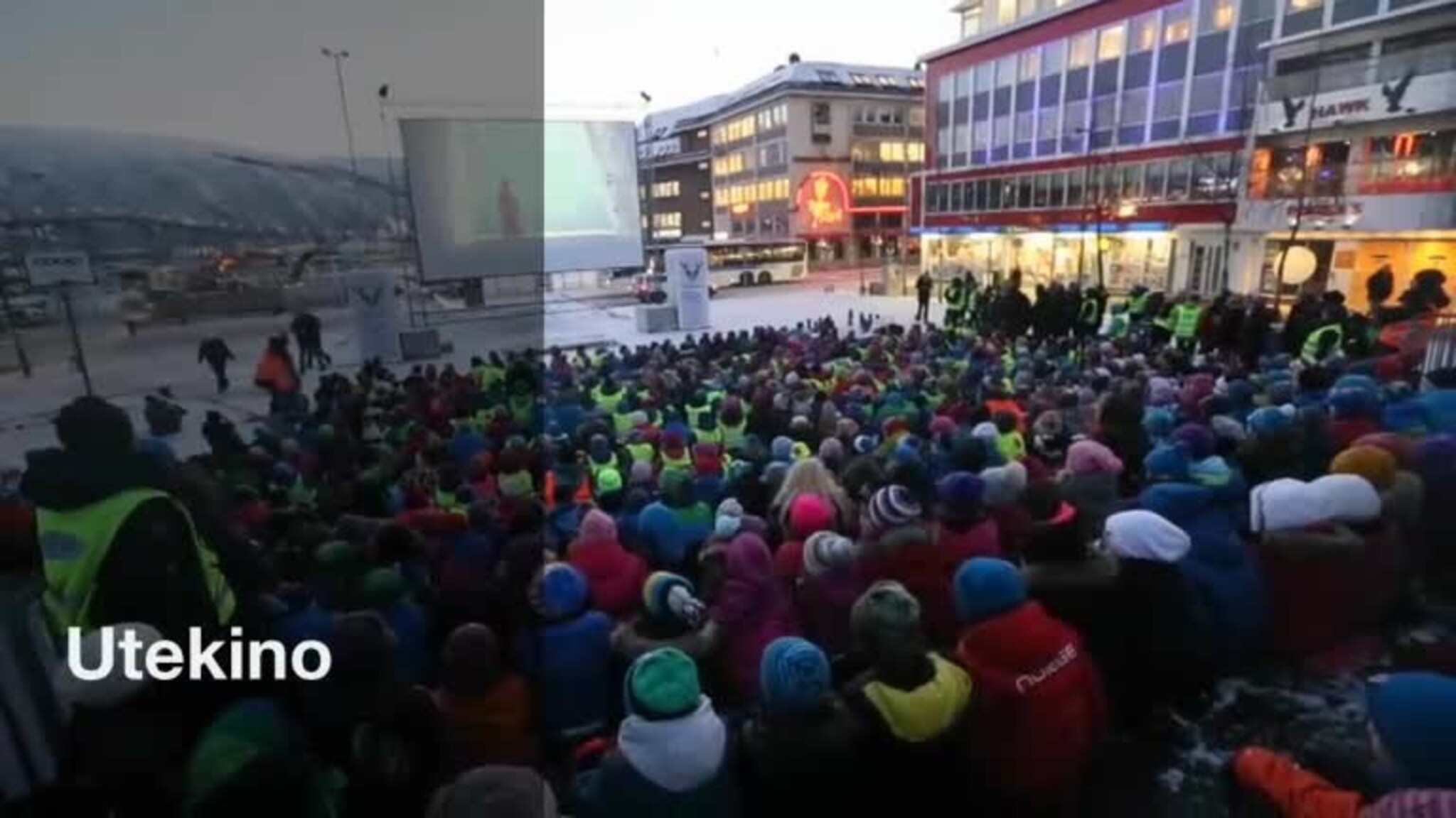 Utekino på Stortorget