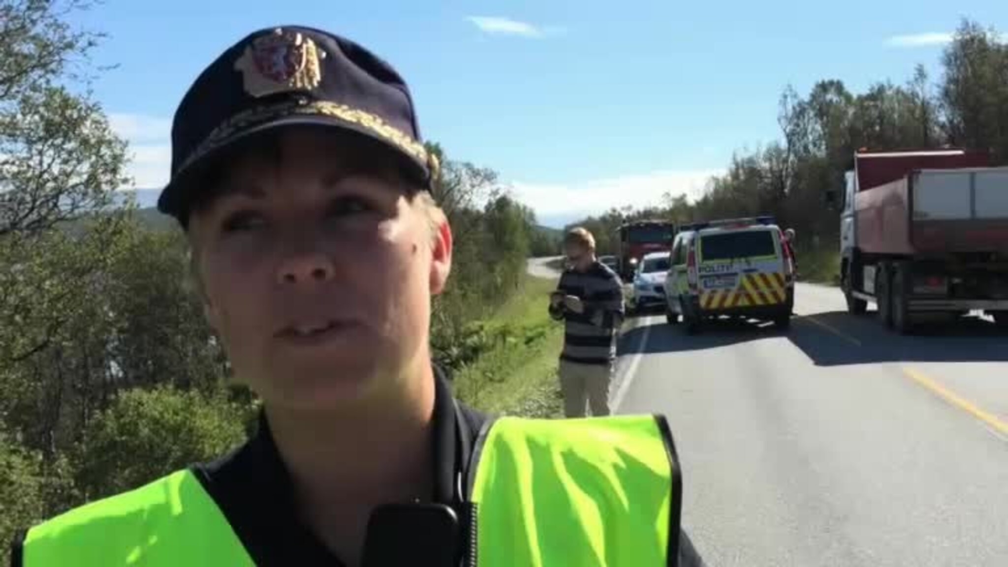 Trafikkulykke i Eidkjosen