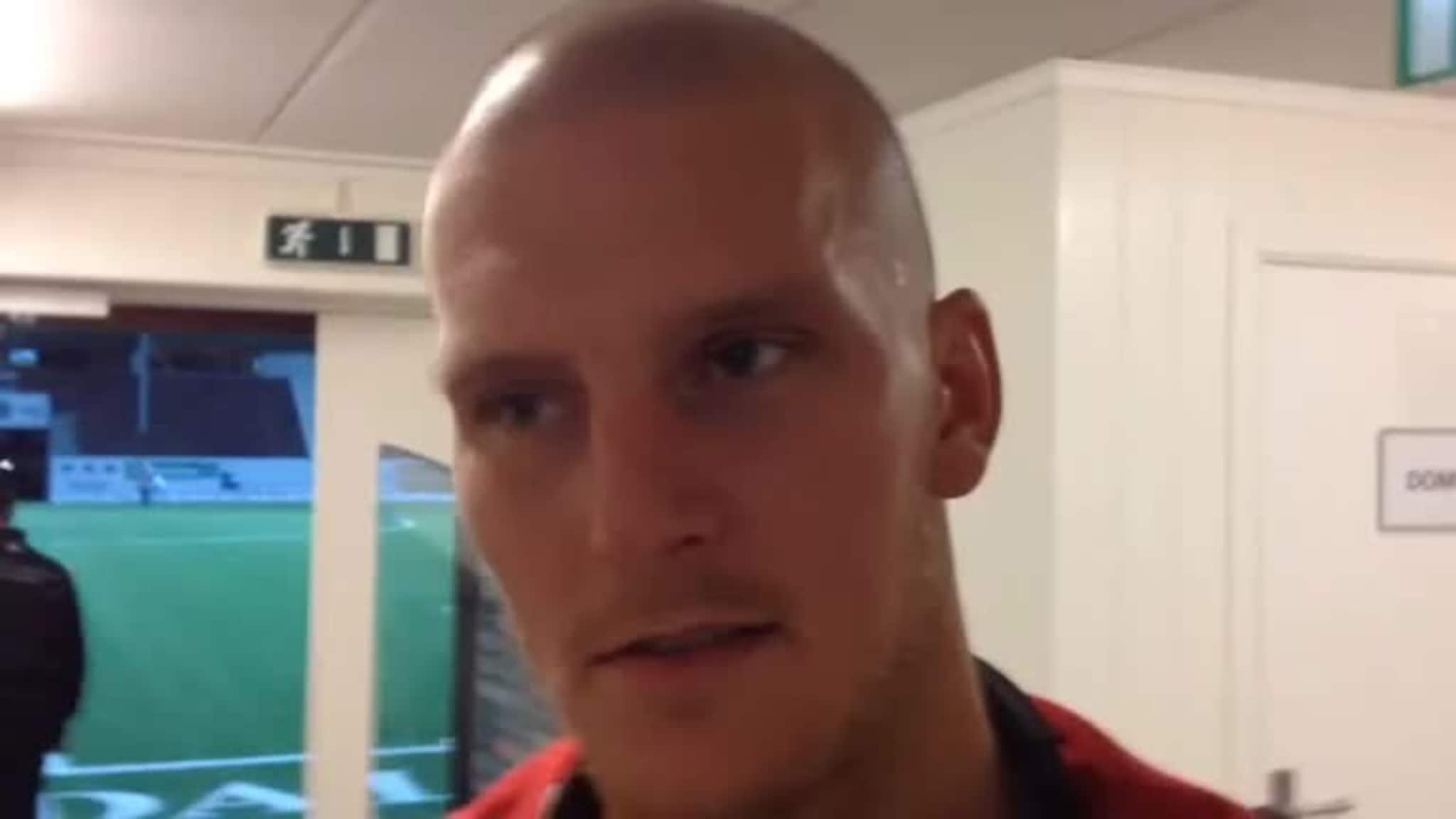 Ondrasek etter kampen
