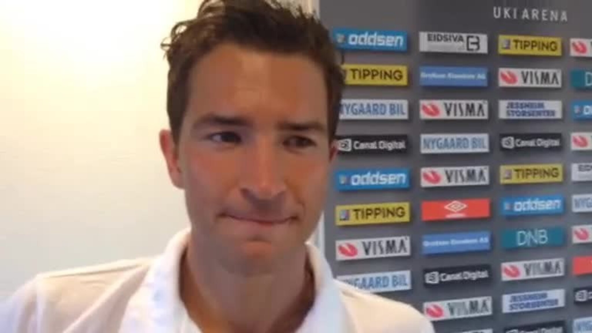 Jonas Johansen etter kampen