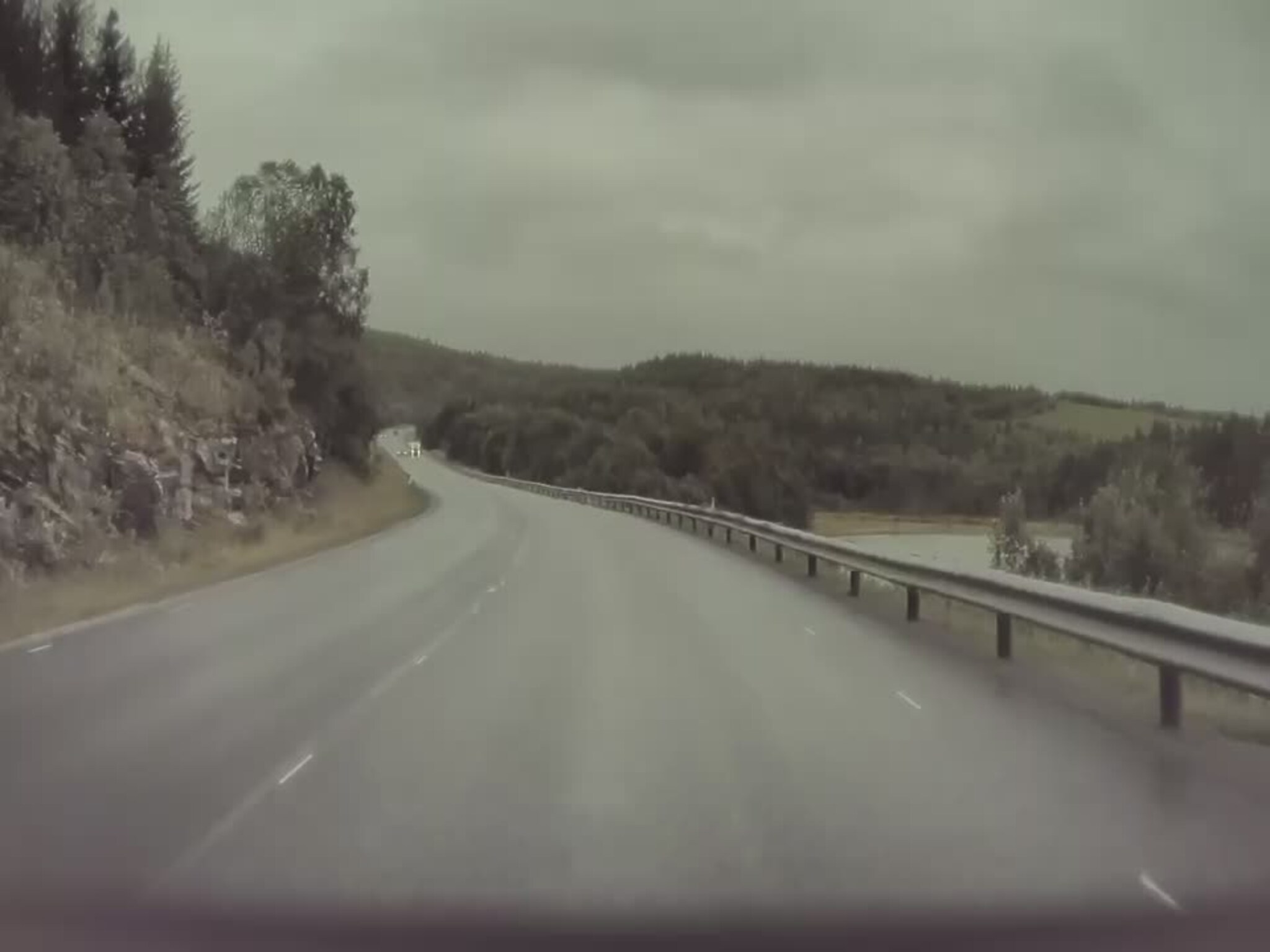 Video av en nesten ulykke