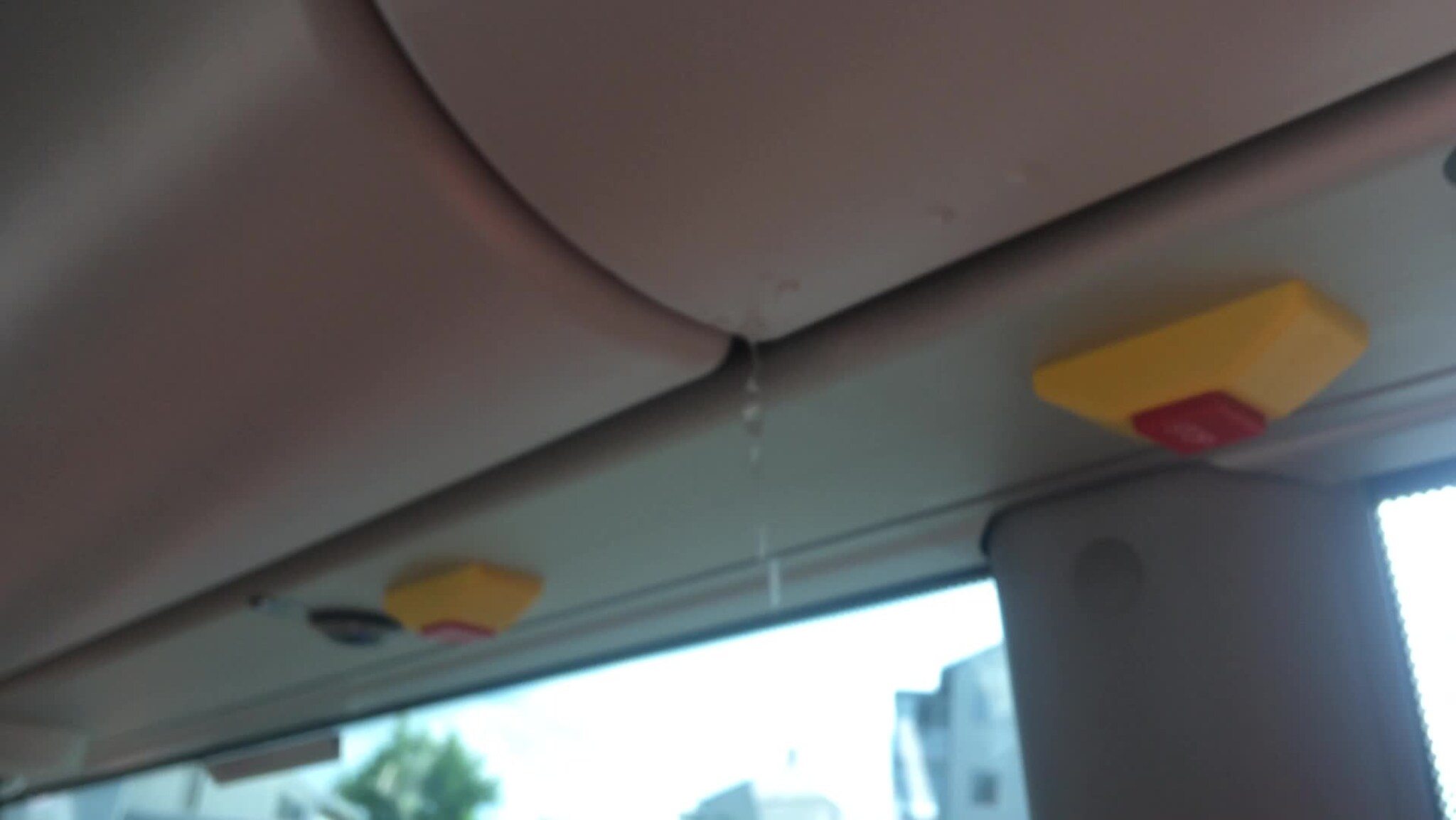 Vann fra busstak