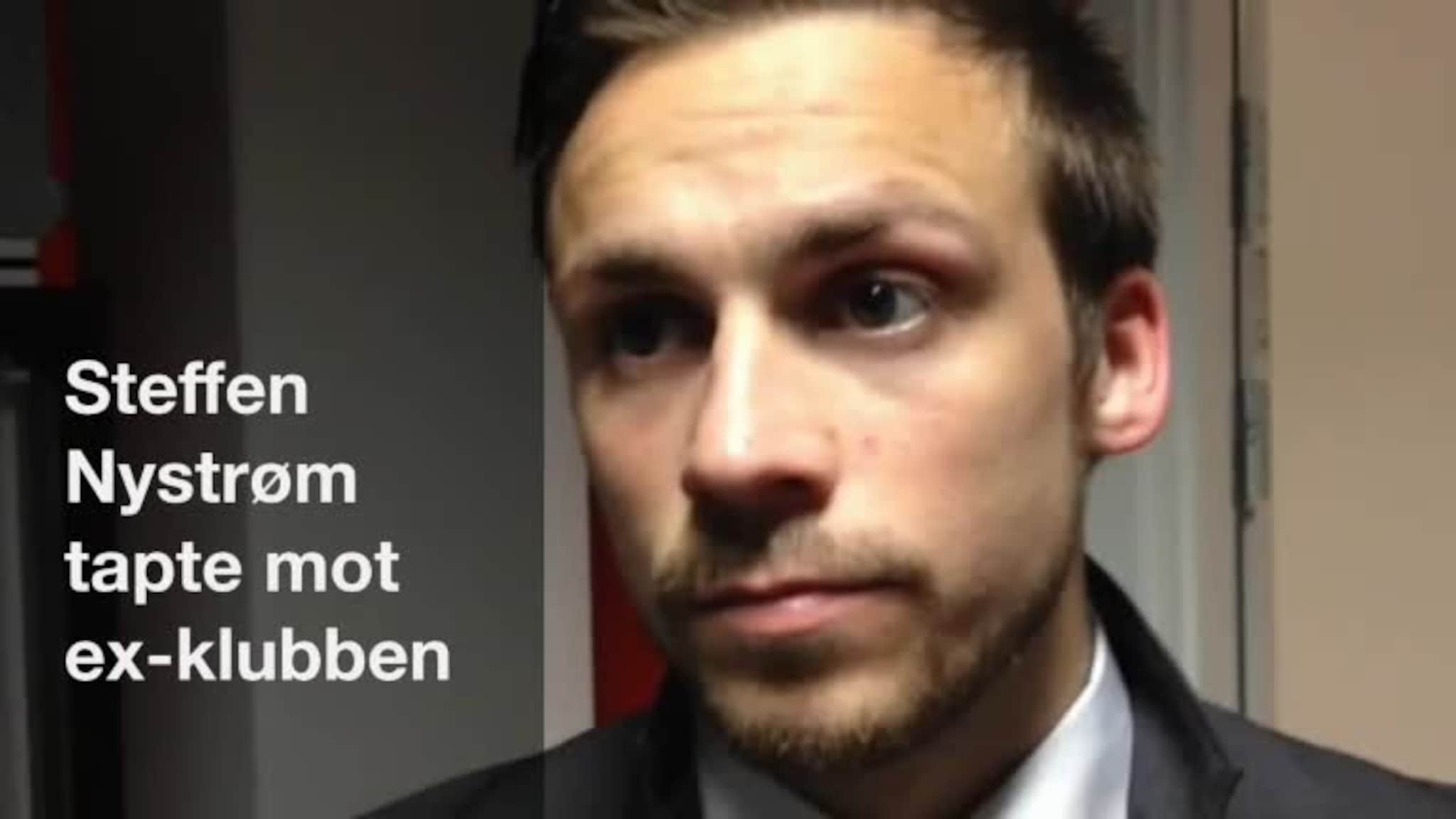 Steffen Nystrøm etter tapet mot TIL