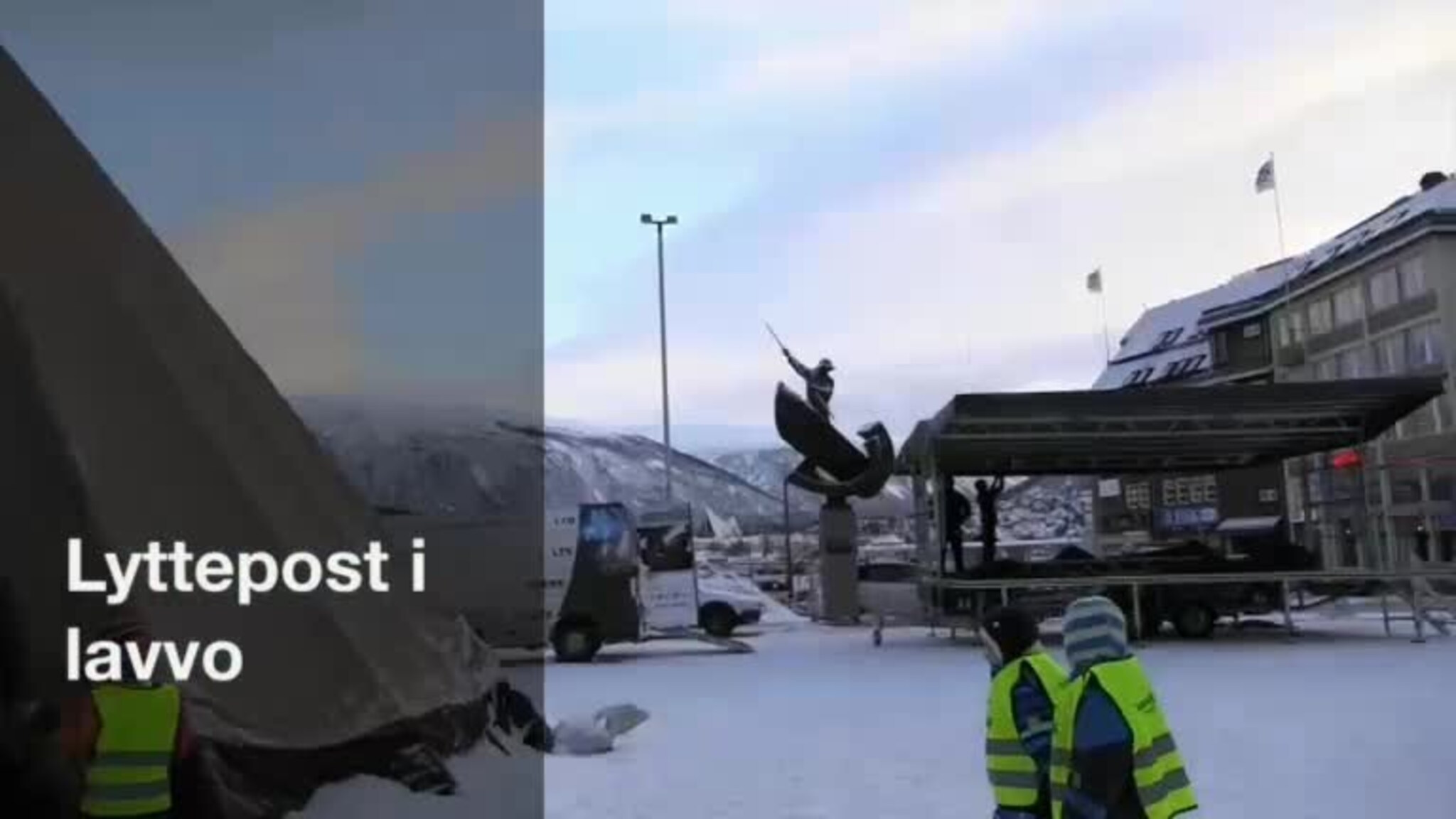 Lyttepost i lavvo